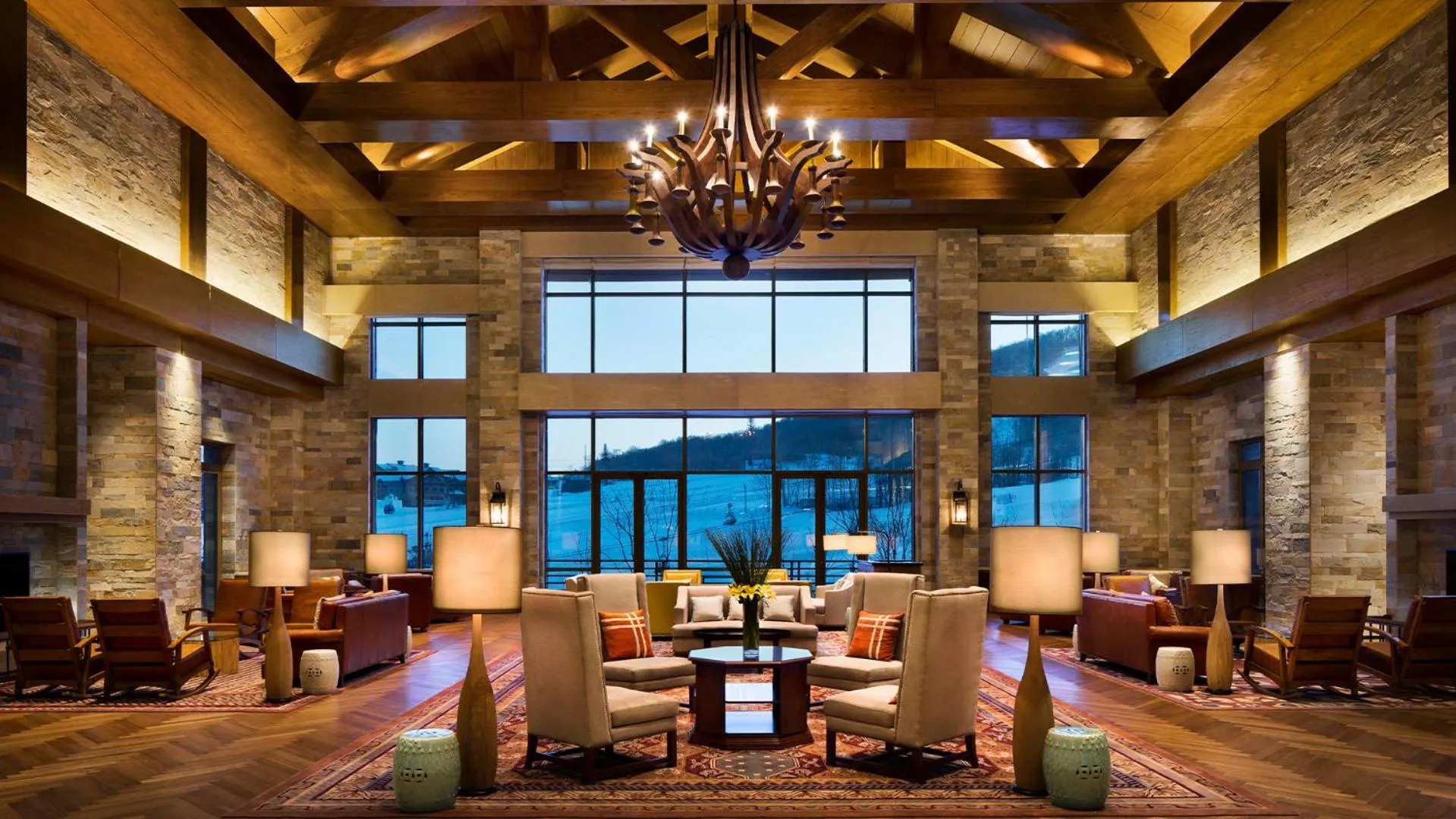 Lobby or reception in Hyatt Regency Changbaishan