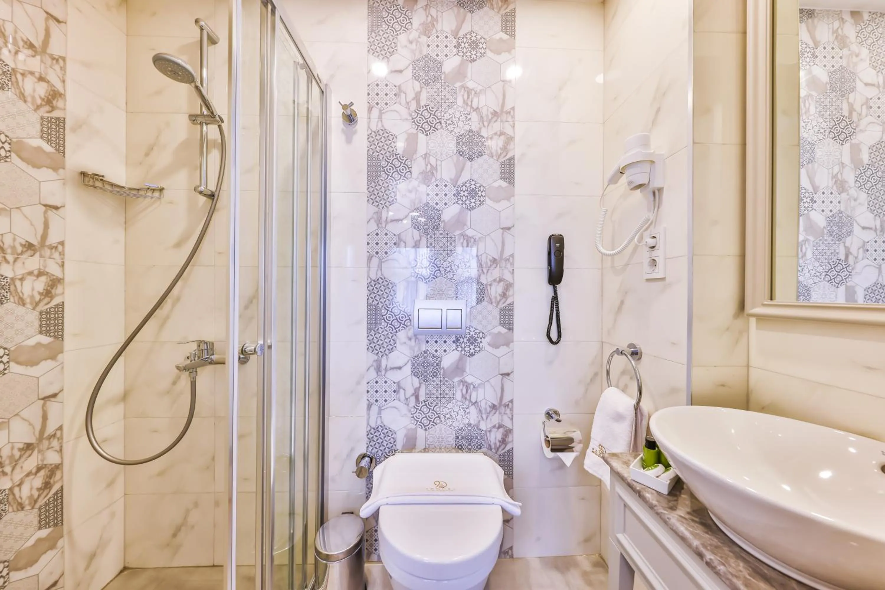 Bathroom in 9 Doors Hotel