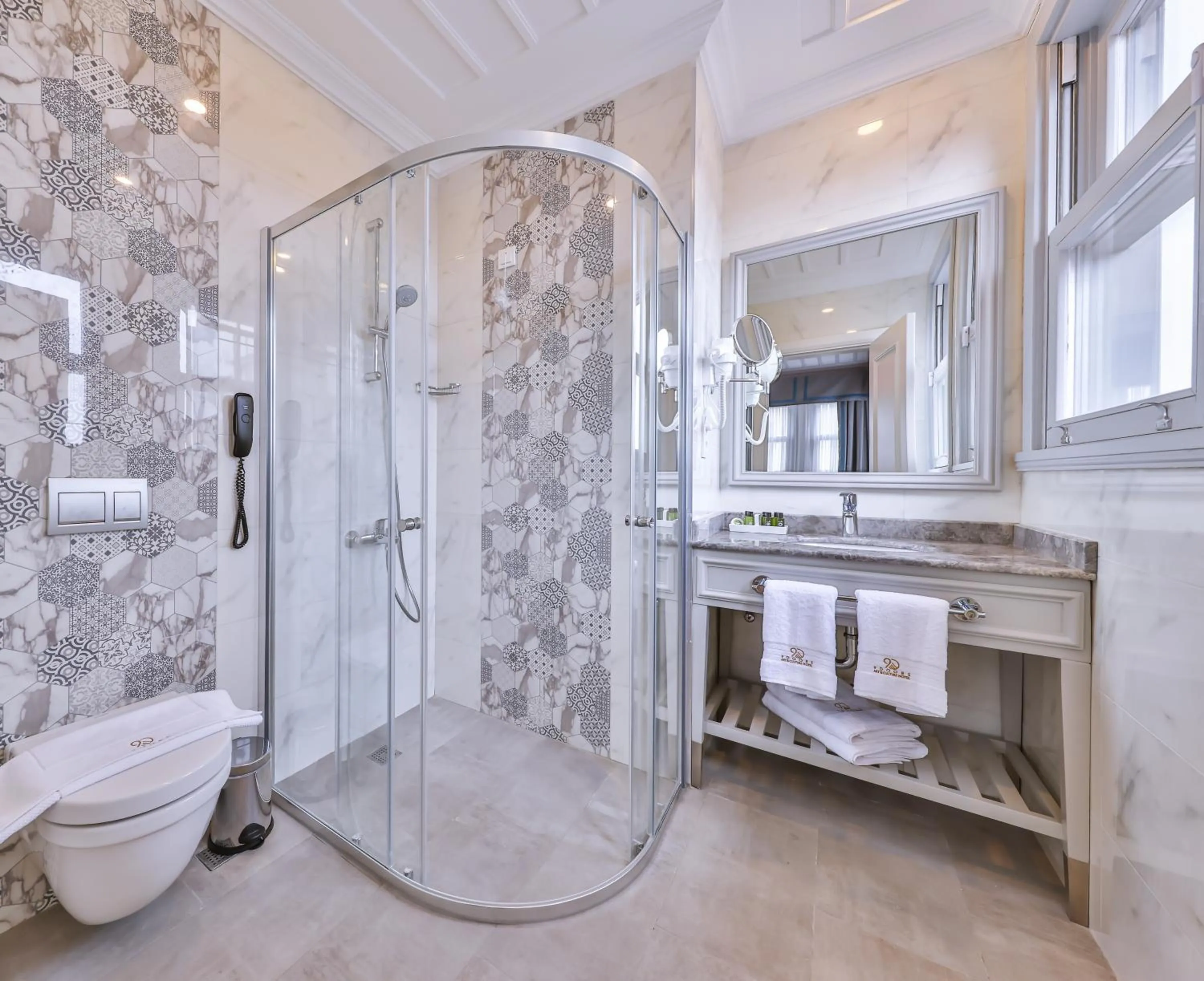 Bathroom in 9 Doors Hotel