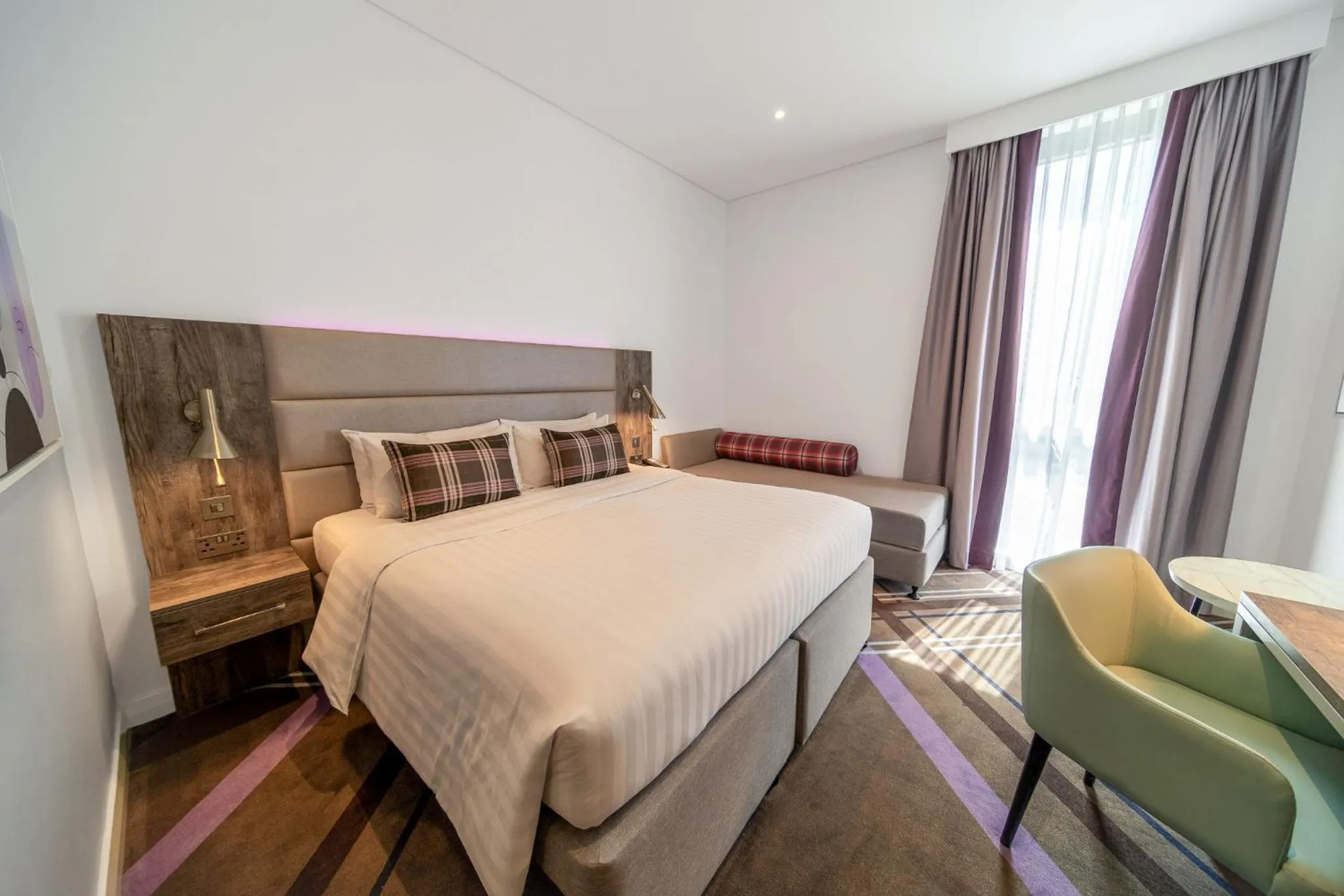 Bed in Premier Inn Dubai Barsha Heights