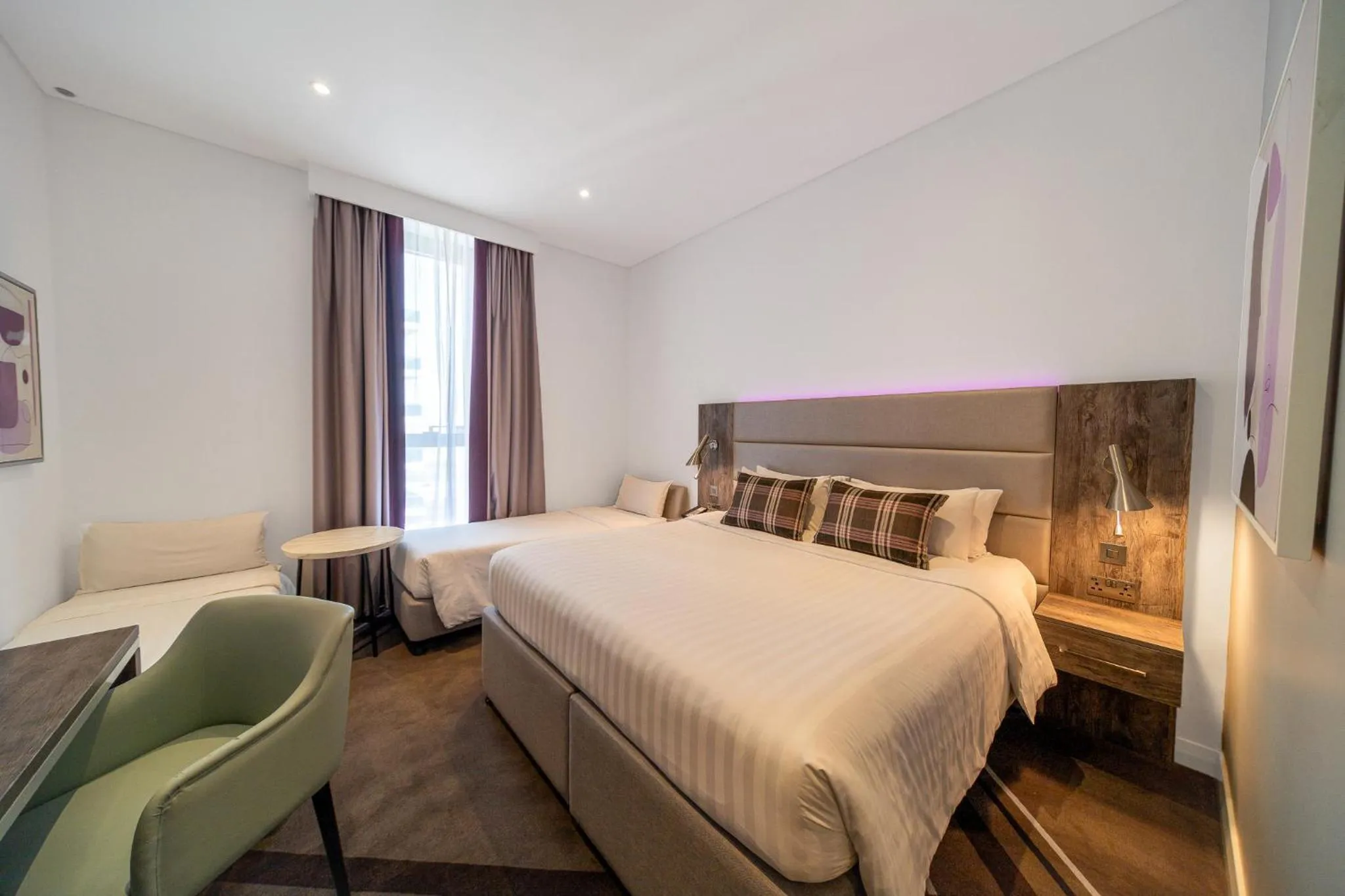 Bed in Premier Inn Dubai Barsha Heights