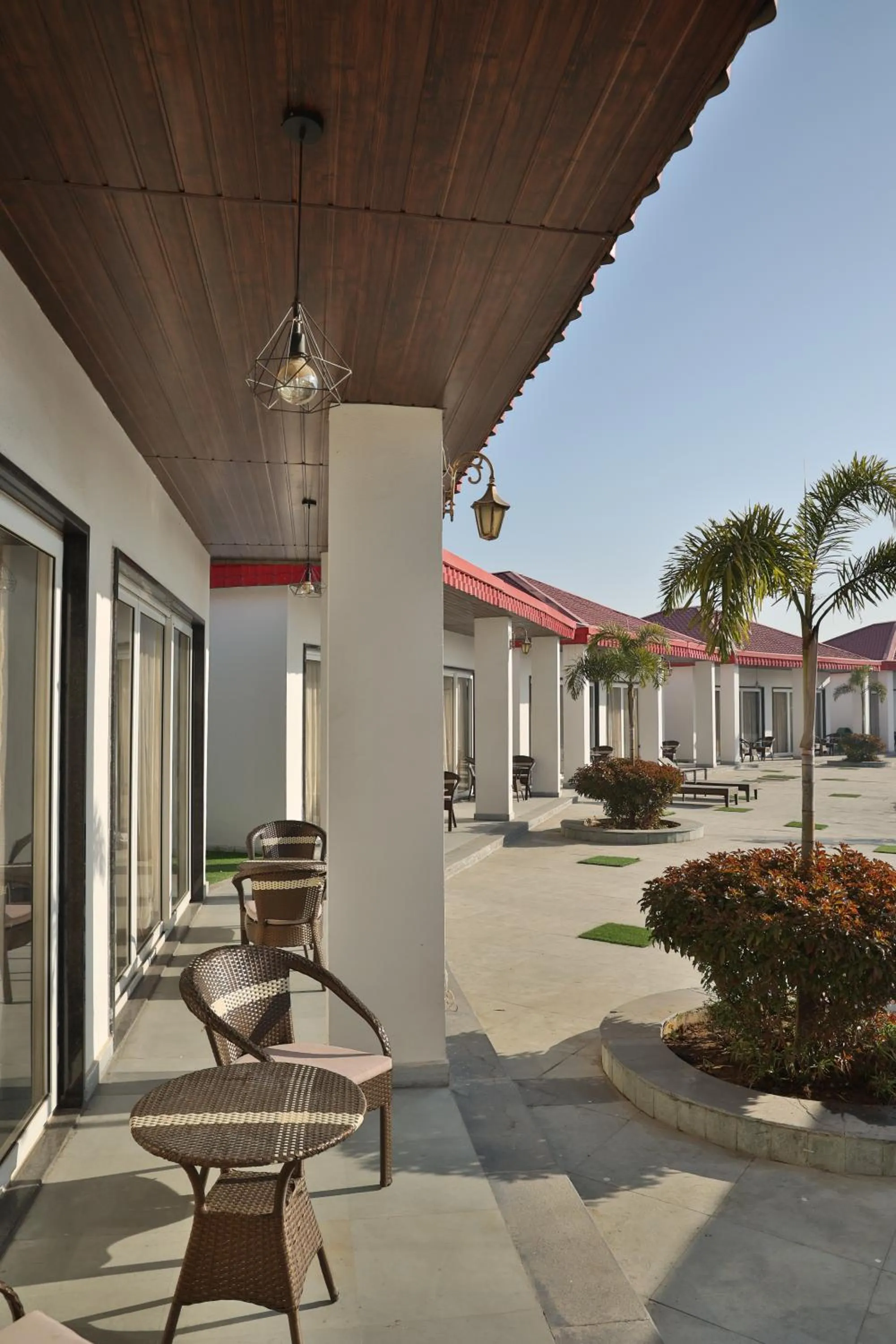 Patio in Mannat Resort Paota