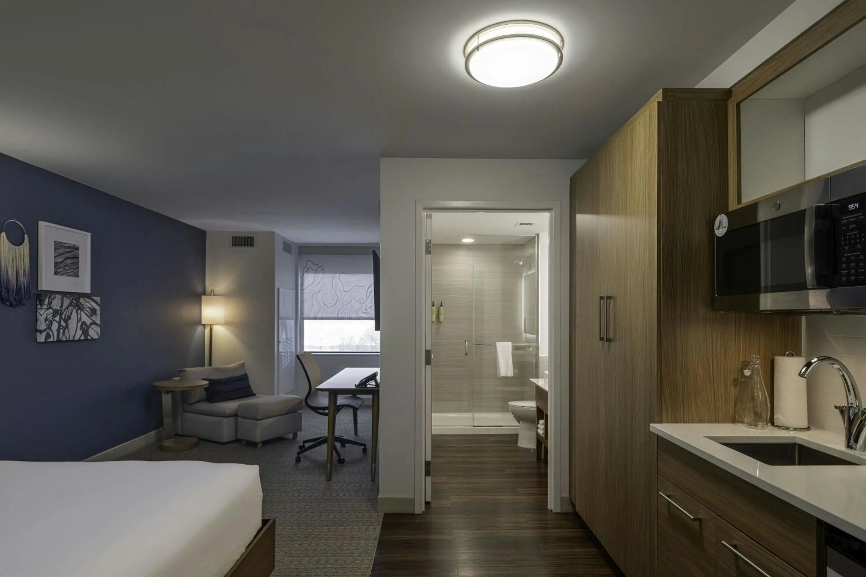 Photo of the whole room, Bed in Element Colorado Springs Downtown