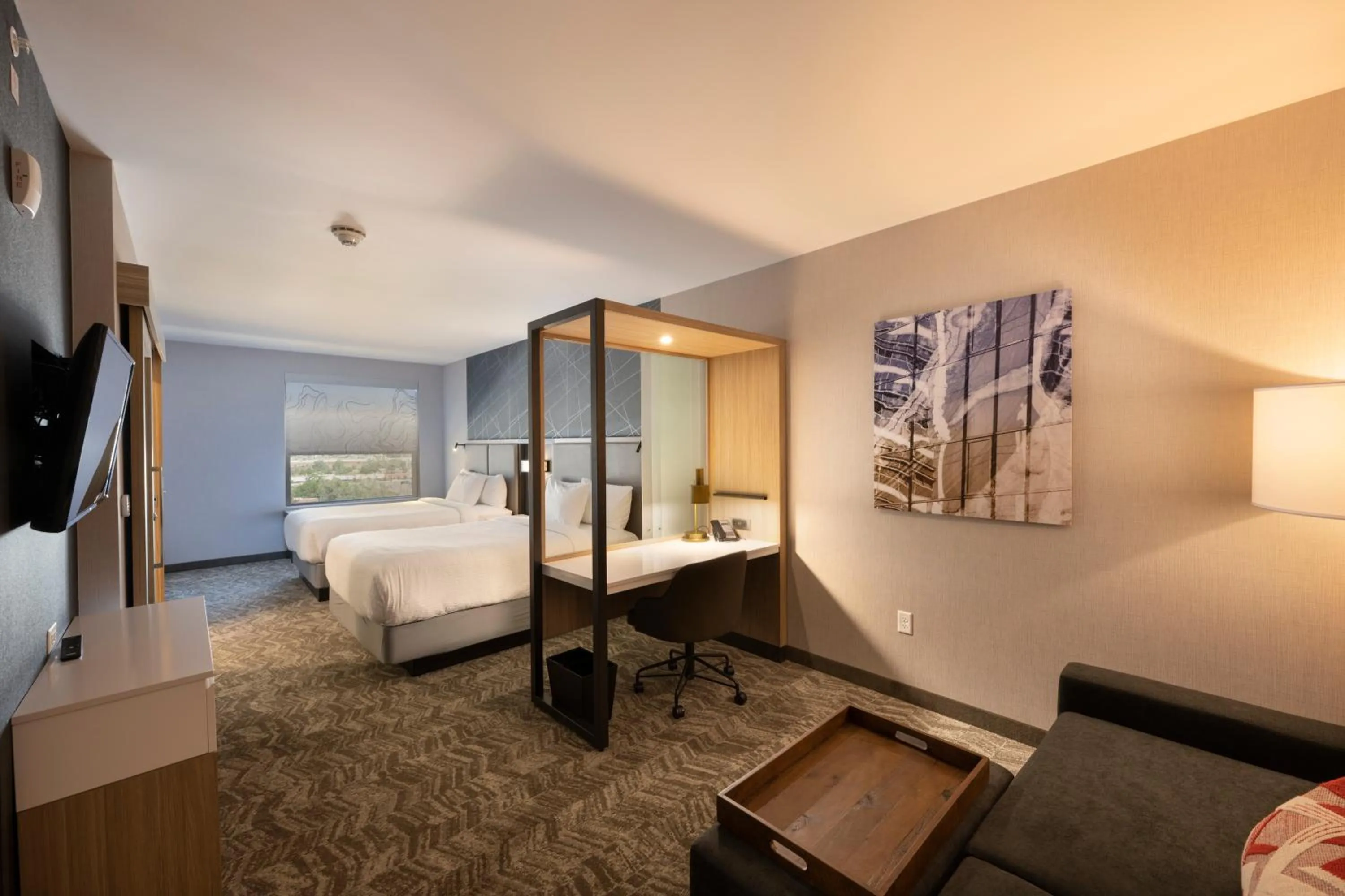 Bedroom, Bed in SpringHill Suites by Marriott Colorado Springs Downtown