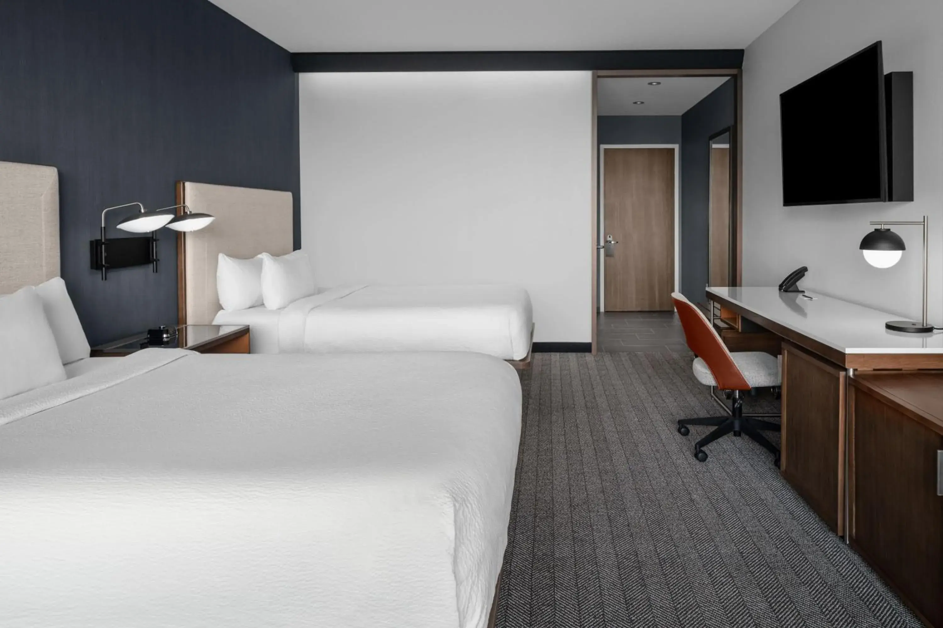 Queen Room with Two Queen Beds and Balcony - Oceanfront in Courtyard by Marriott Myrtle Beach Oceanfront Queen Room with Two Queen Beds and Balcony - Oceanfront in Courtyard by Marriott Myrtle Beach Oceanfront