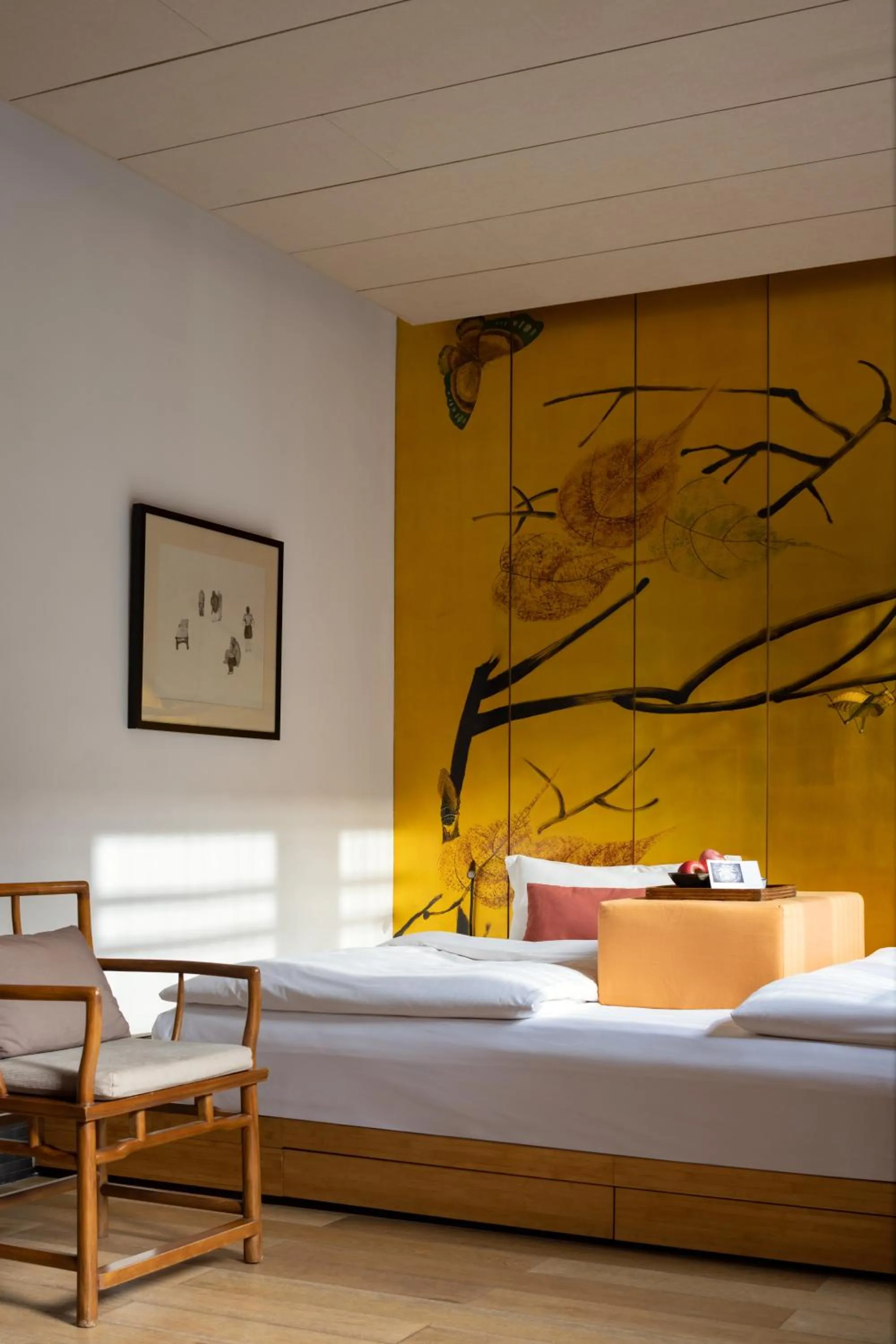 Bed in Jing's Residence Pingyao