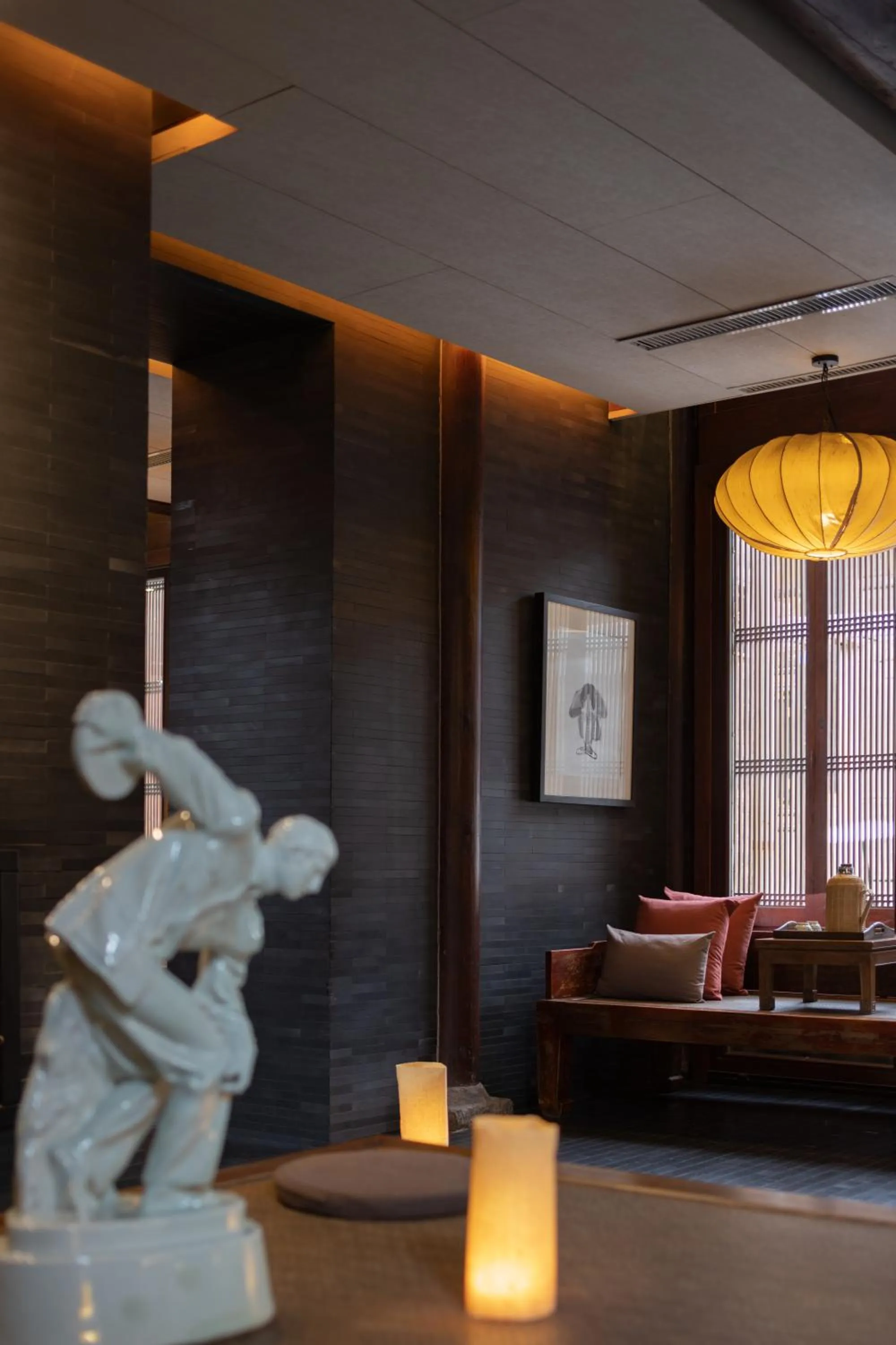 Living room in Jing's Residence Pingyao