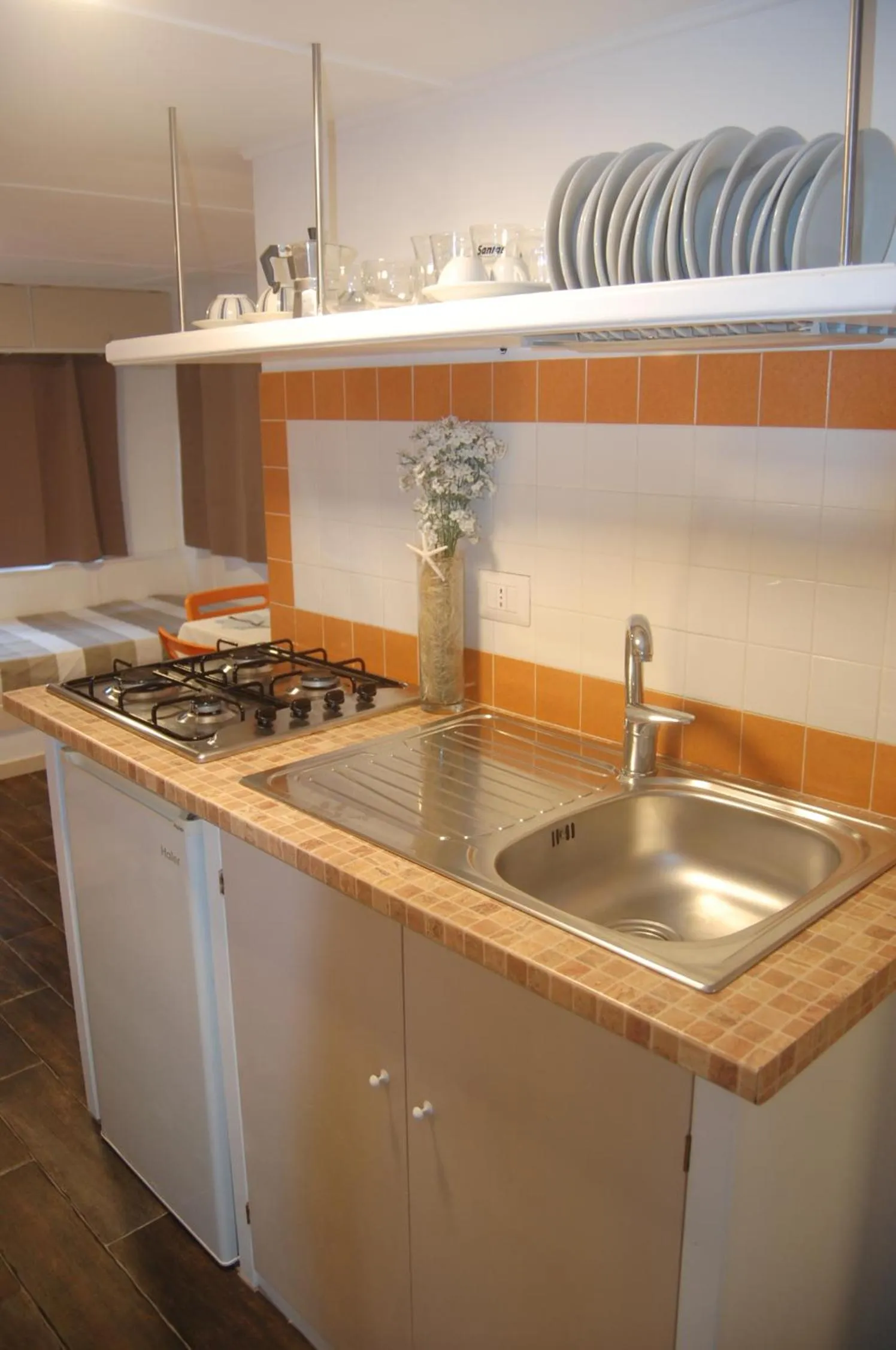 Kitchen or kitchenette in Villaggio Residence Nettuno