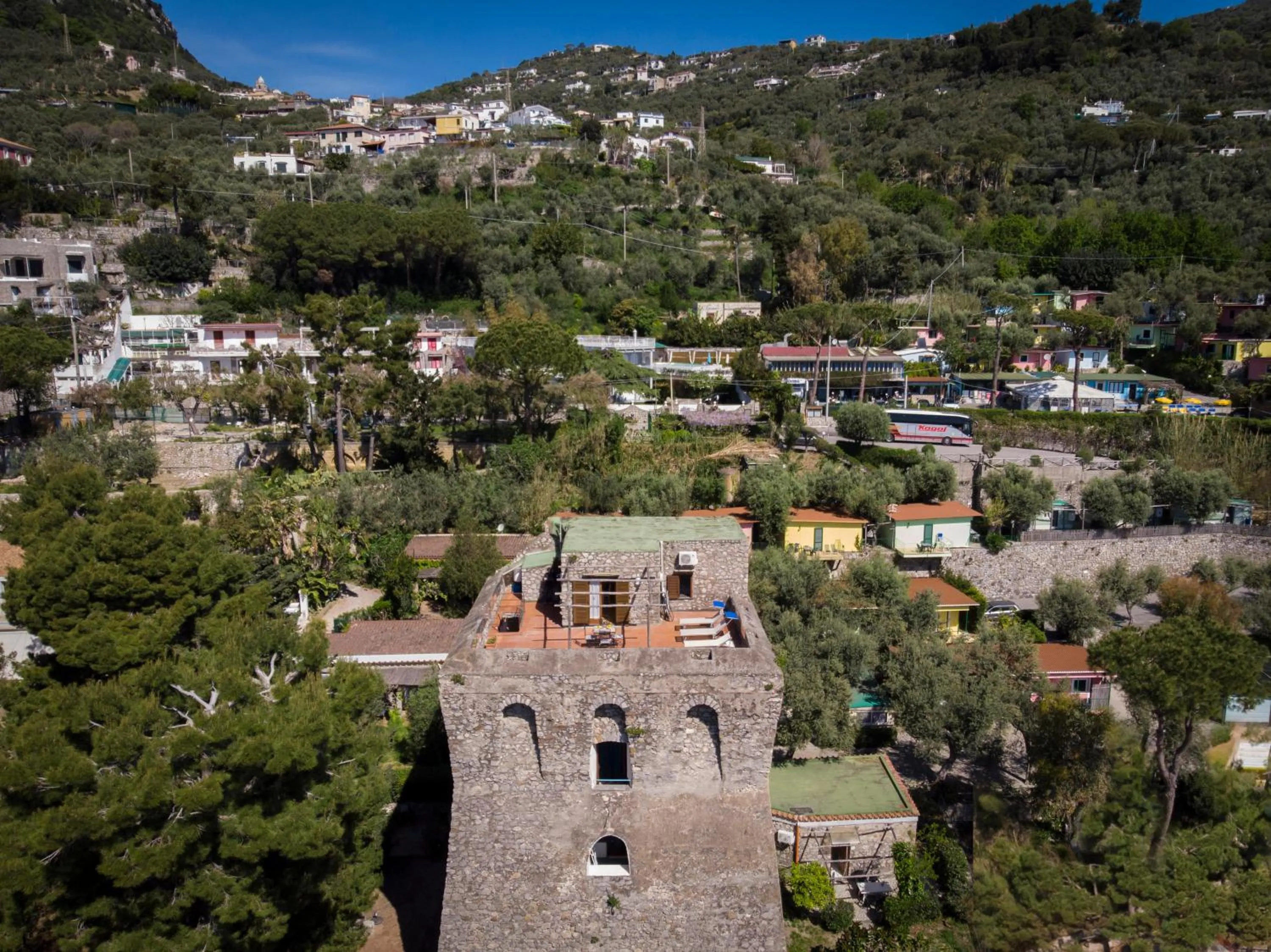 Bird's eye view in Villaggio Residence Nettuno