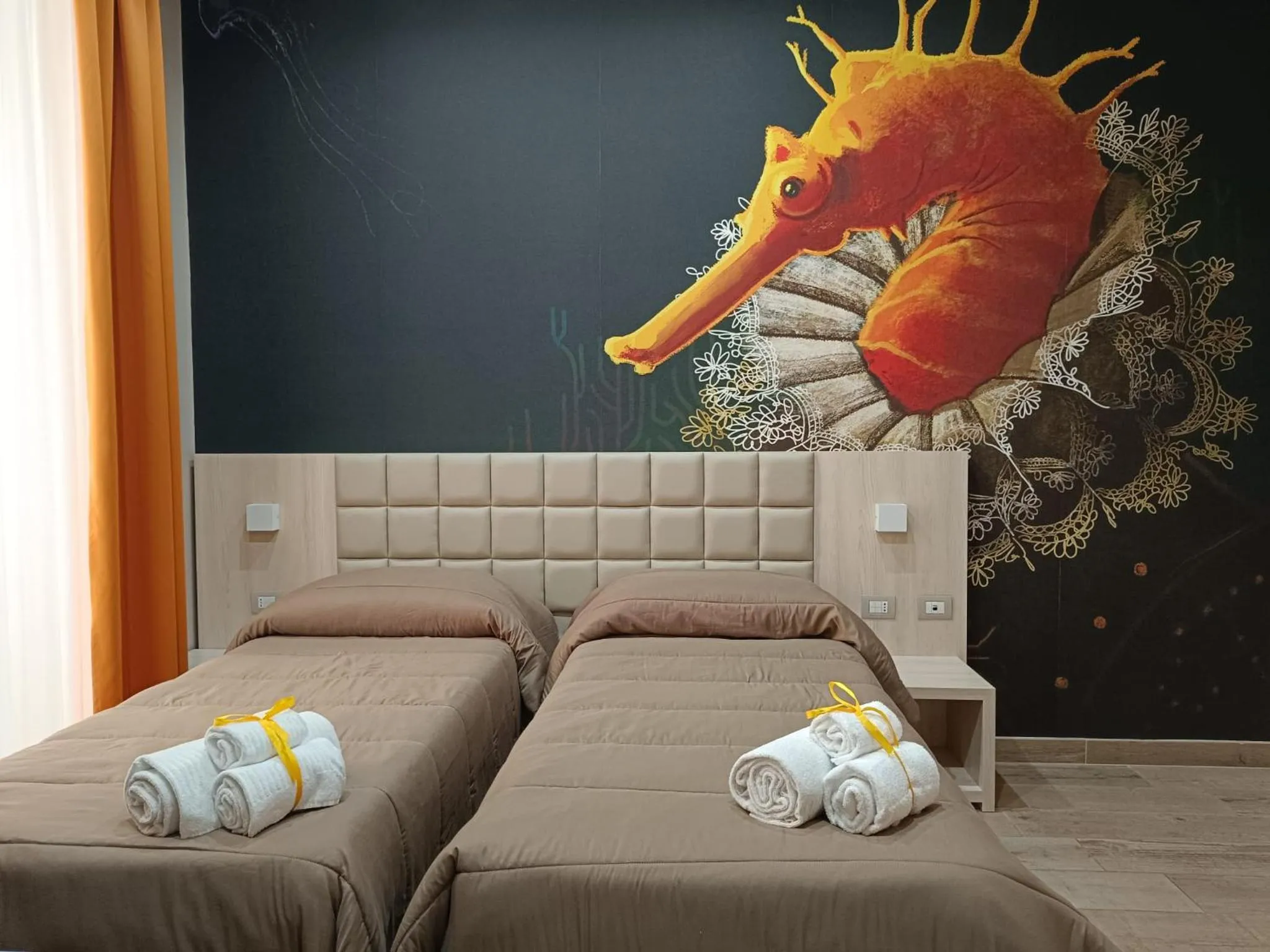 Bed in Schilizzi Hotel