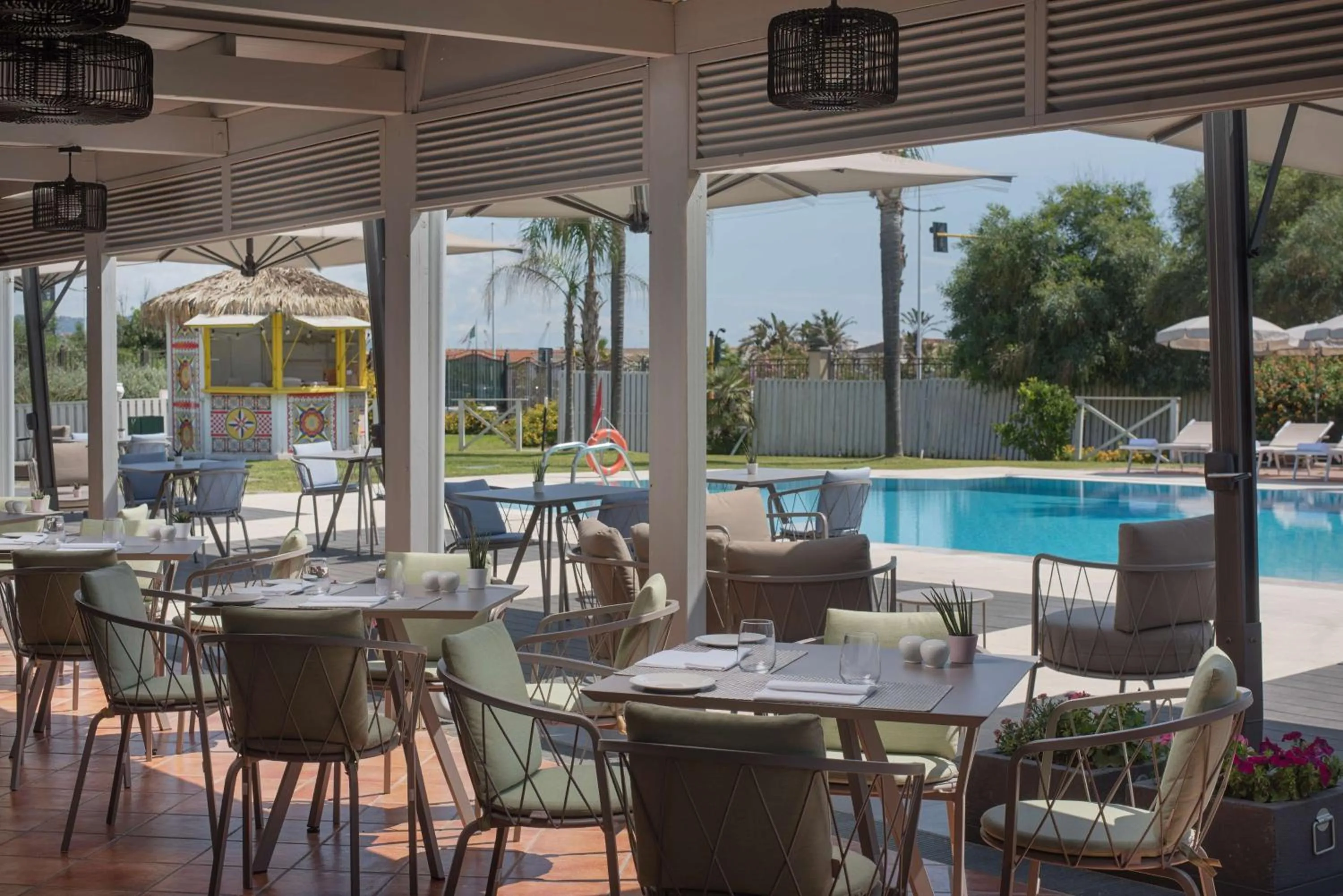 Balcony/Terrace in NH Catania Parco degli Aragonesi