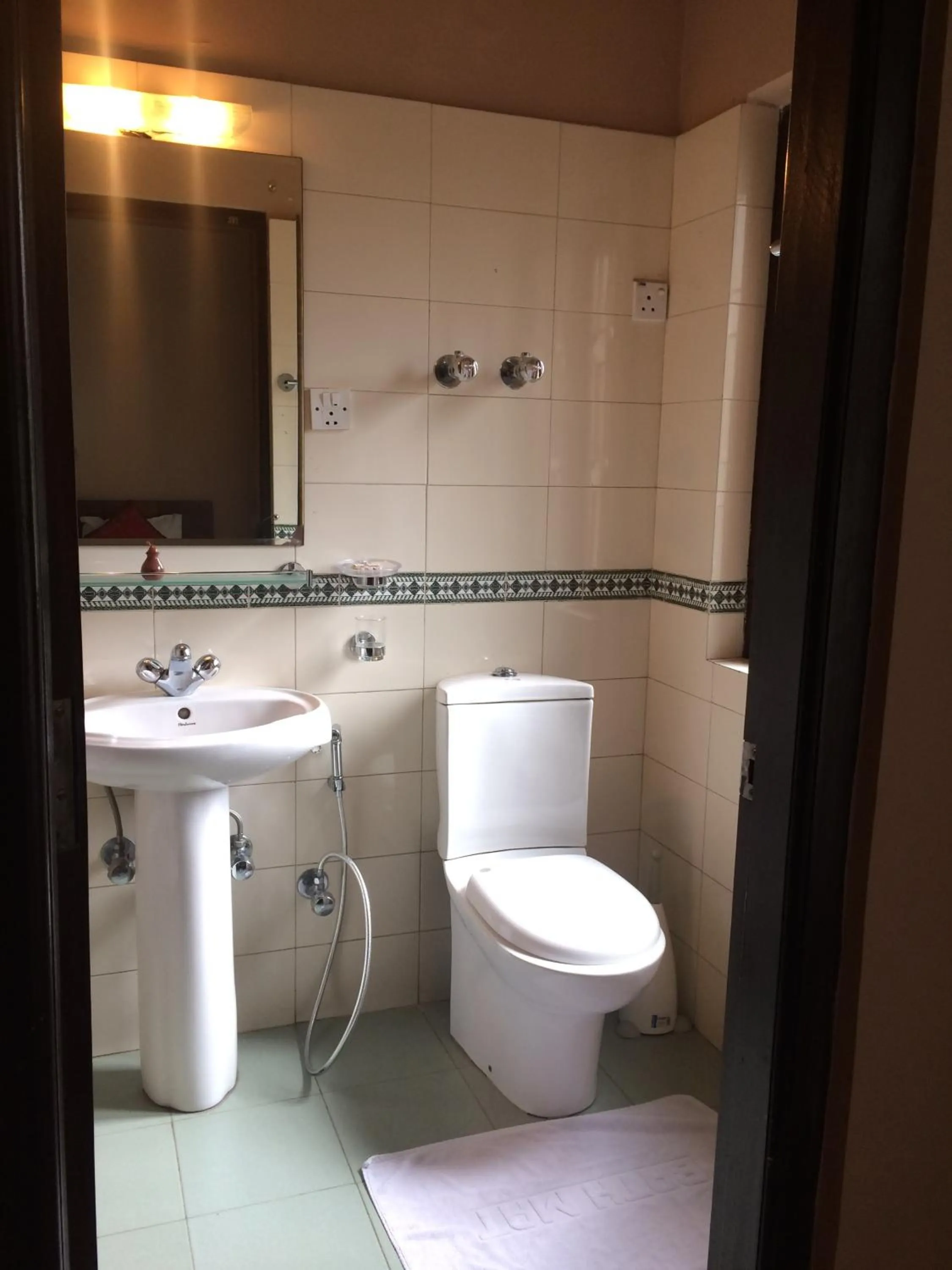 Toilet in ROKPA Guest House