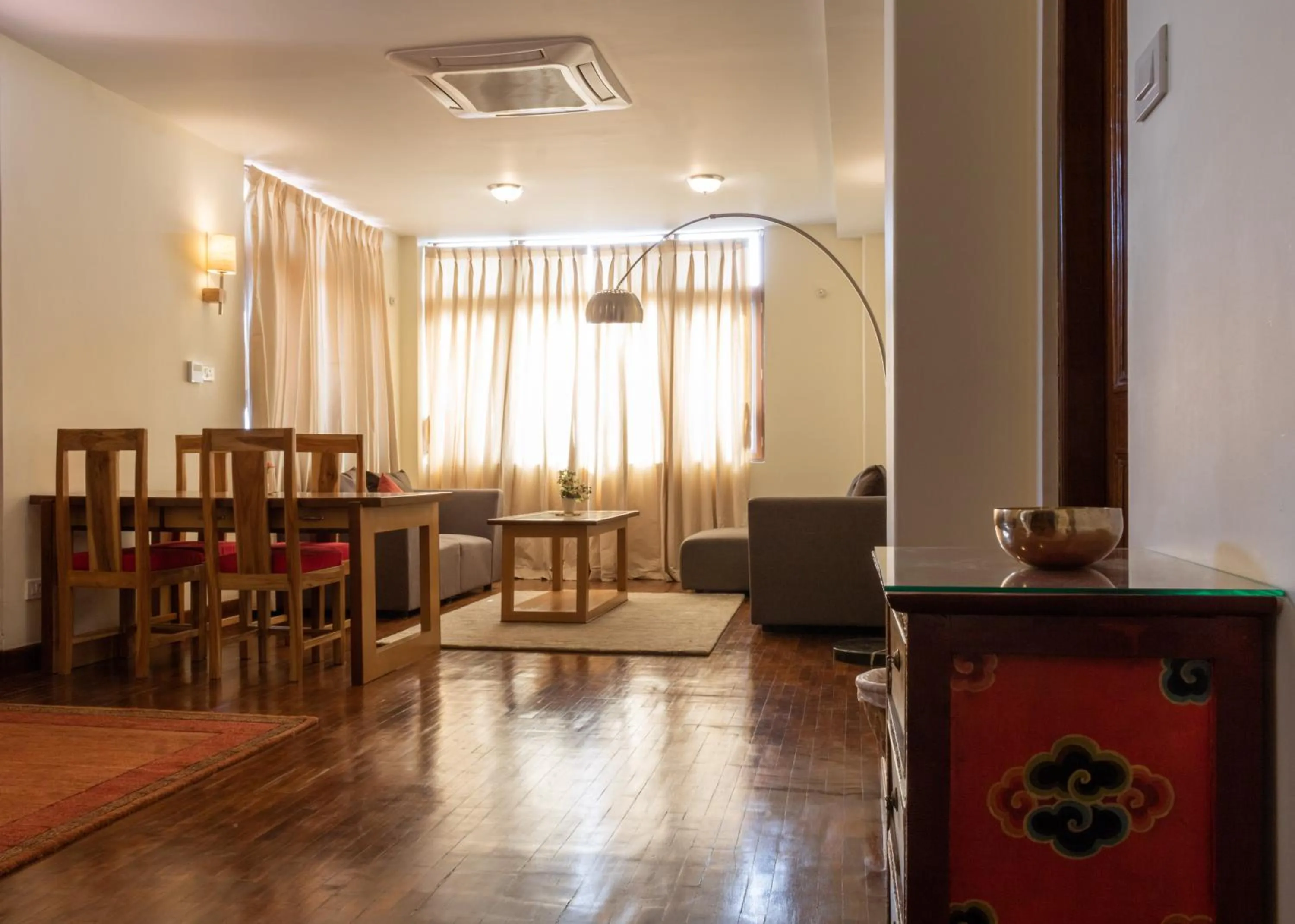 Living room in ROKPA Guest House