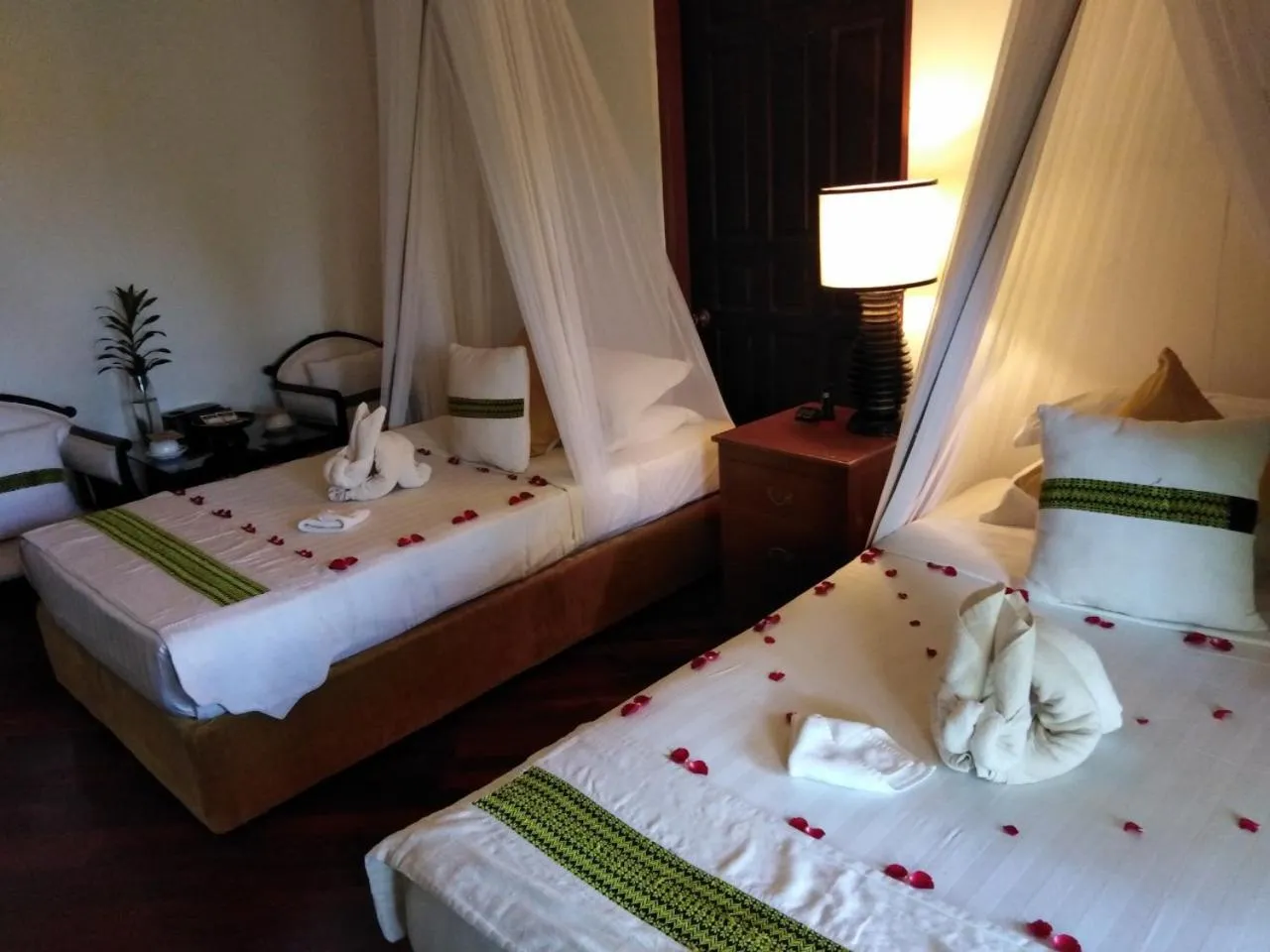 Bed in Emerald Sea Resort