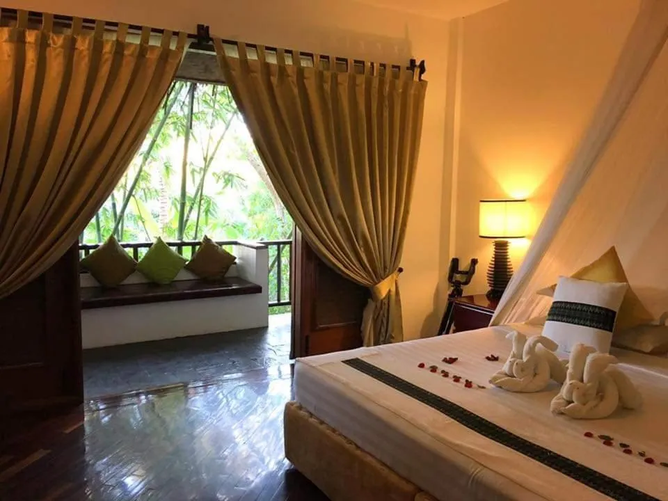 Bed in Emerald Sea Resort