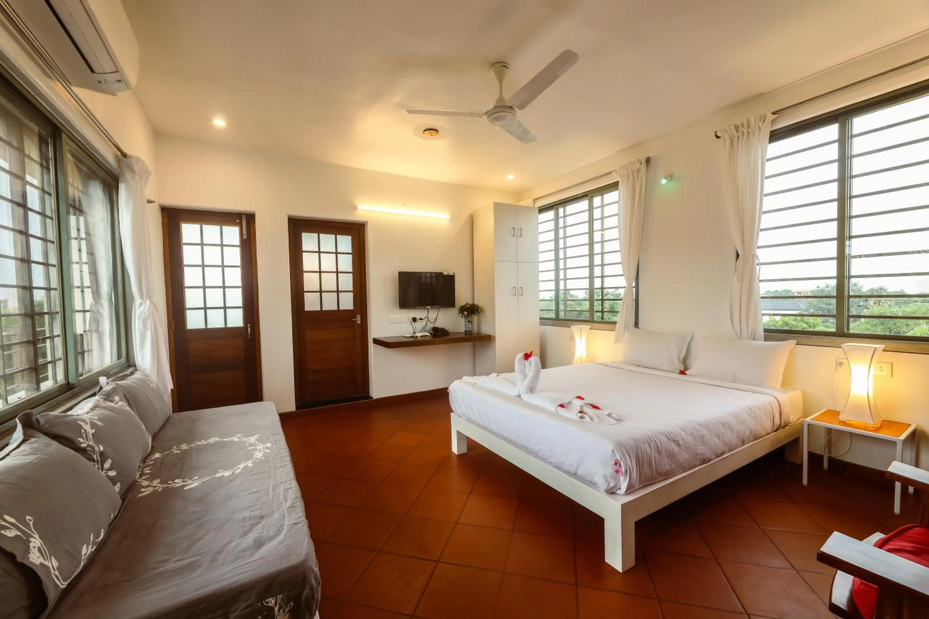 Bed in The Canopy Guest House