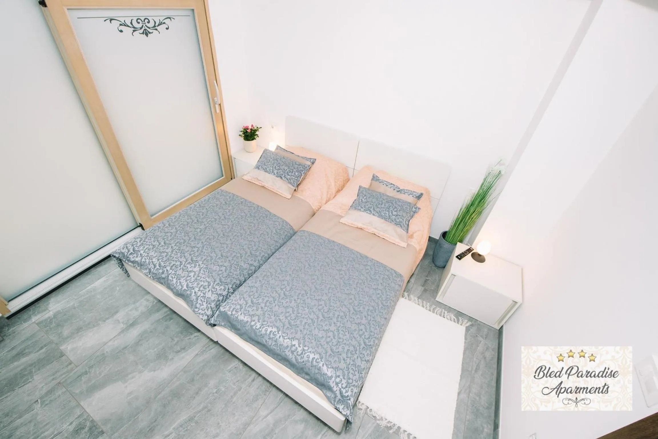 Bedroom, Bed in Wellness Paradise Apartment