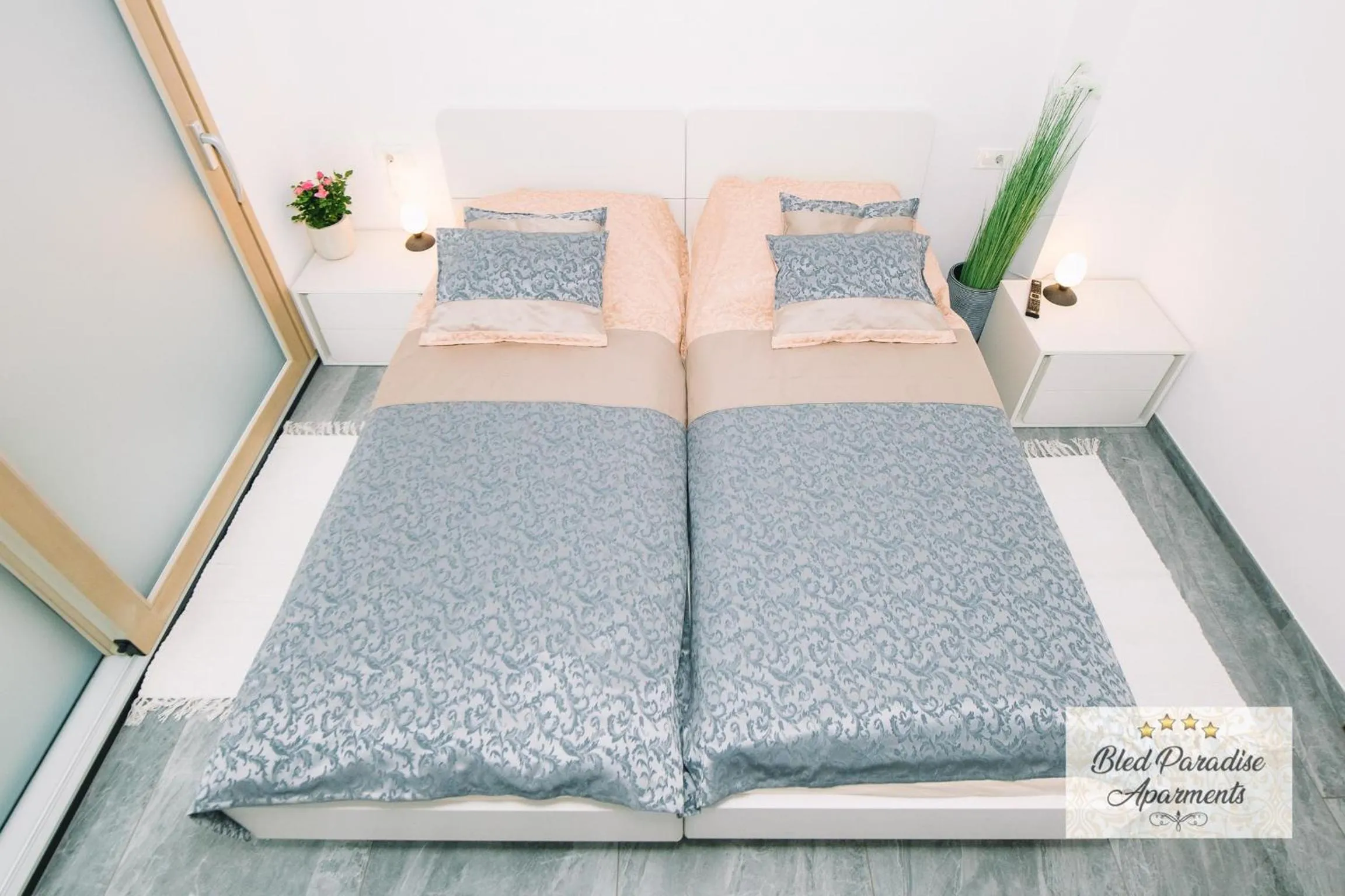 Bed in Wellness Paradise Apartment