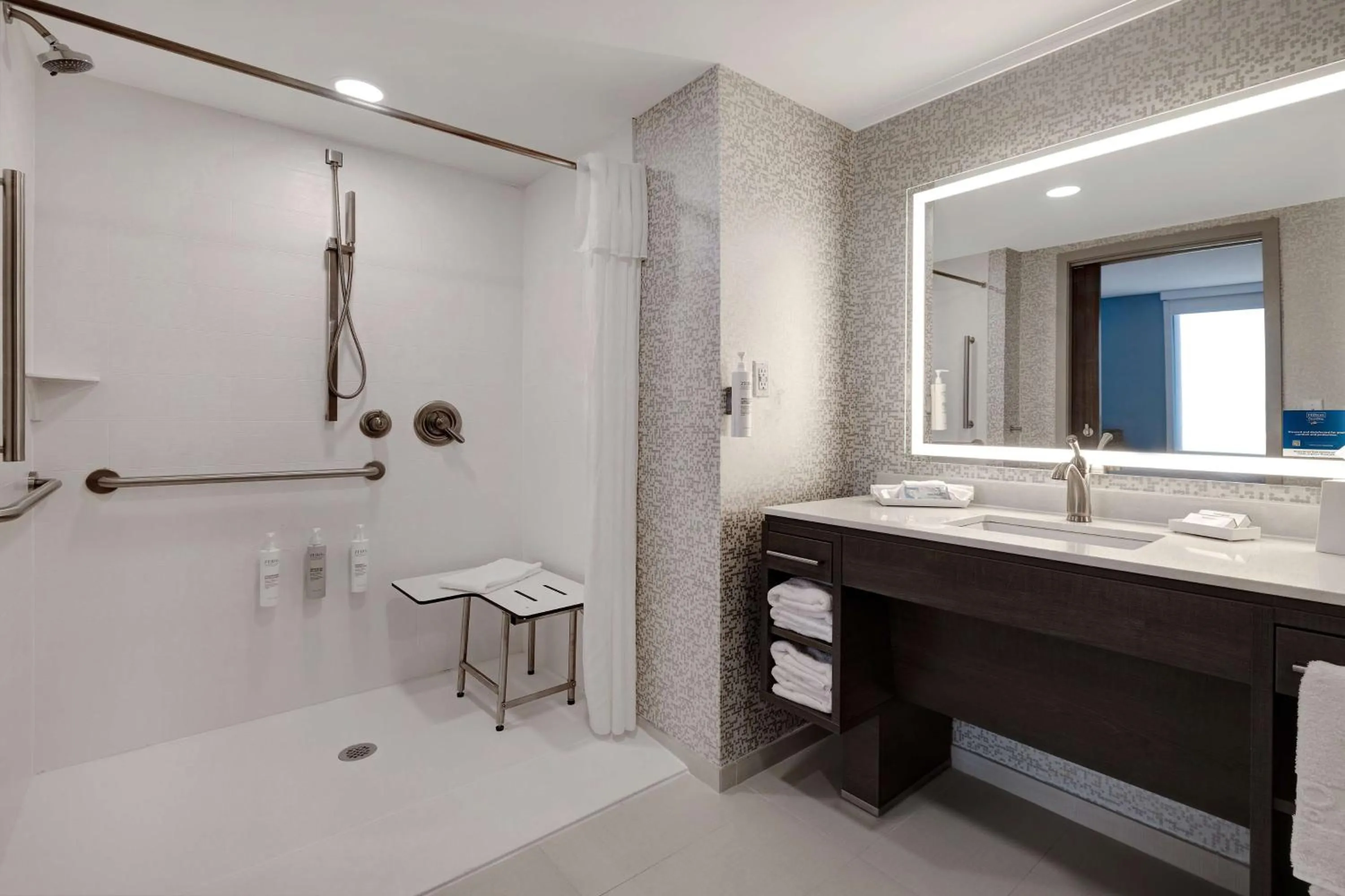 Bathroom in Home2 Suites By Hilton Wilkes-Barre