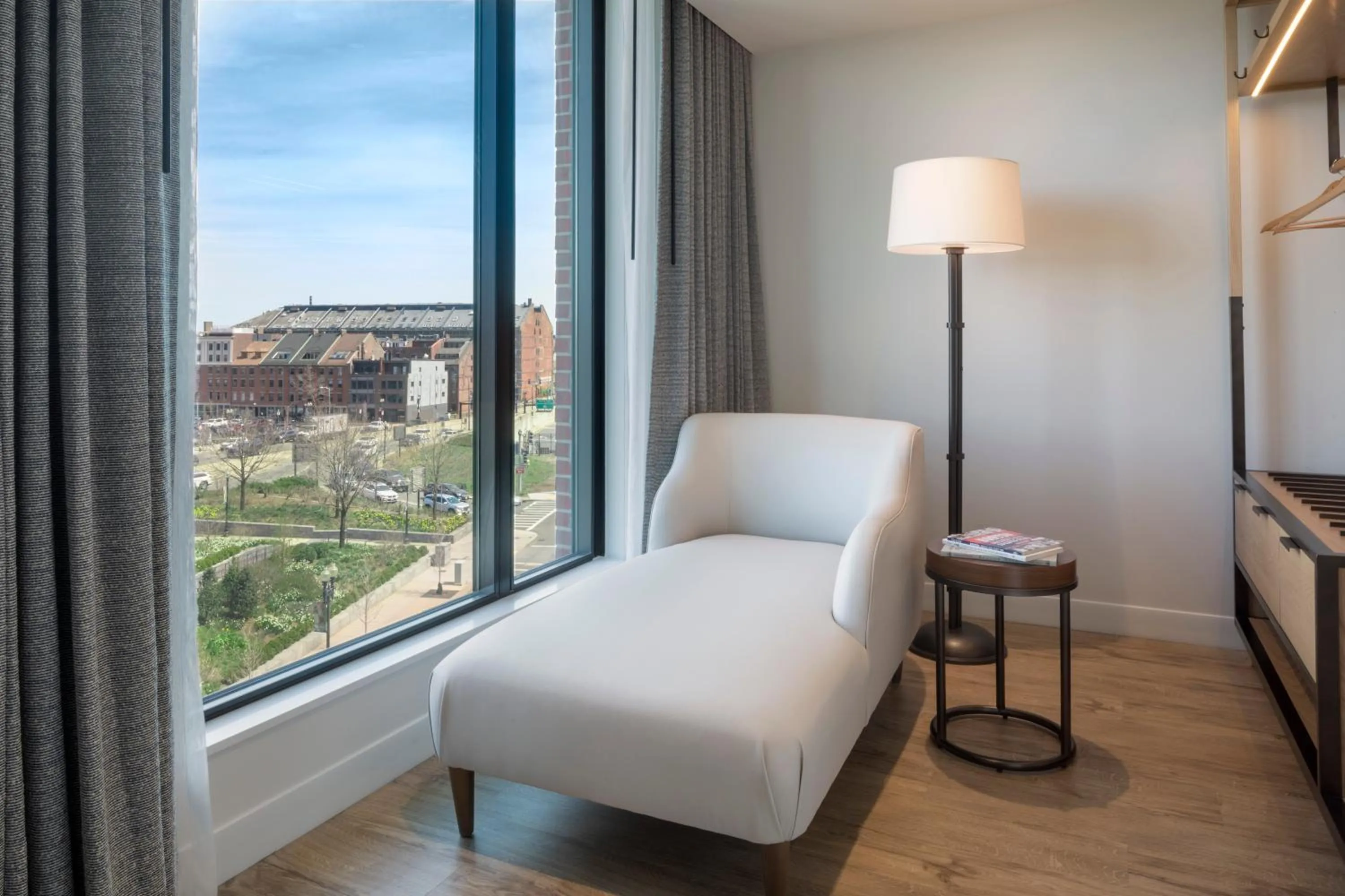 Seating area in Canopy By Hilton Boston Downtown