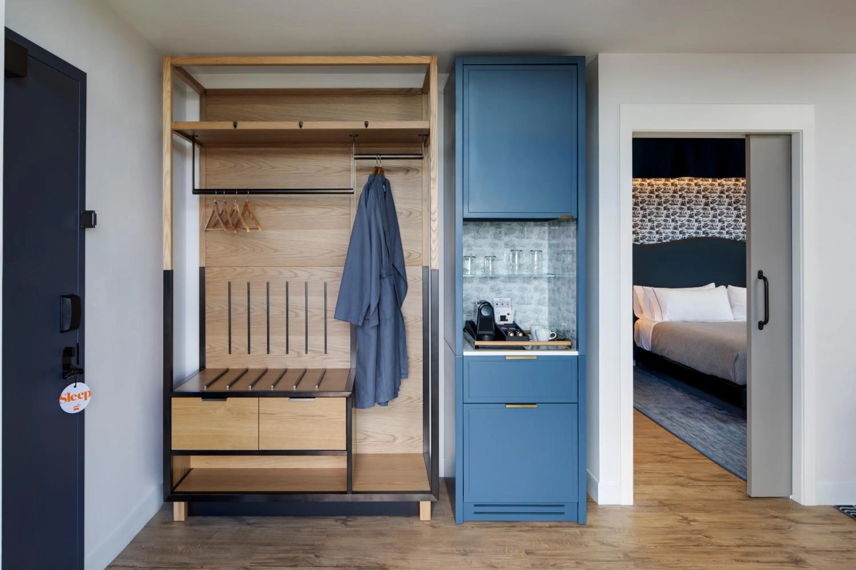 wardrobe, Bed in Canopy By Hilton Boston Downtown