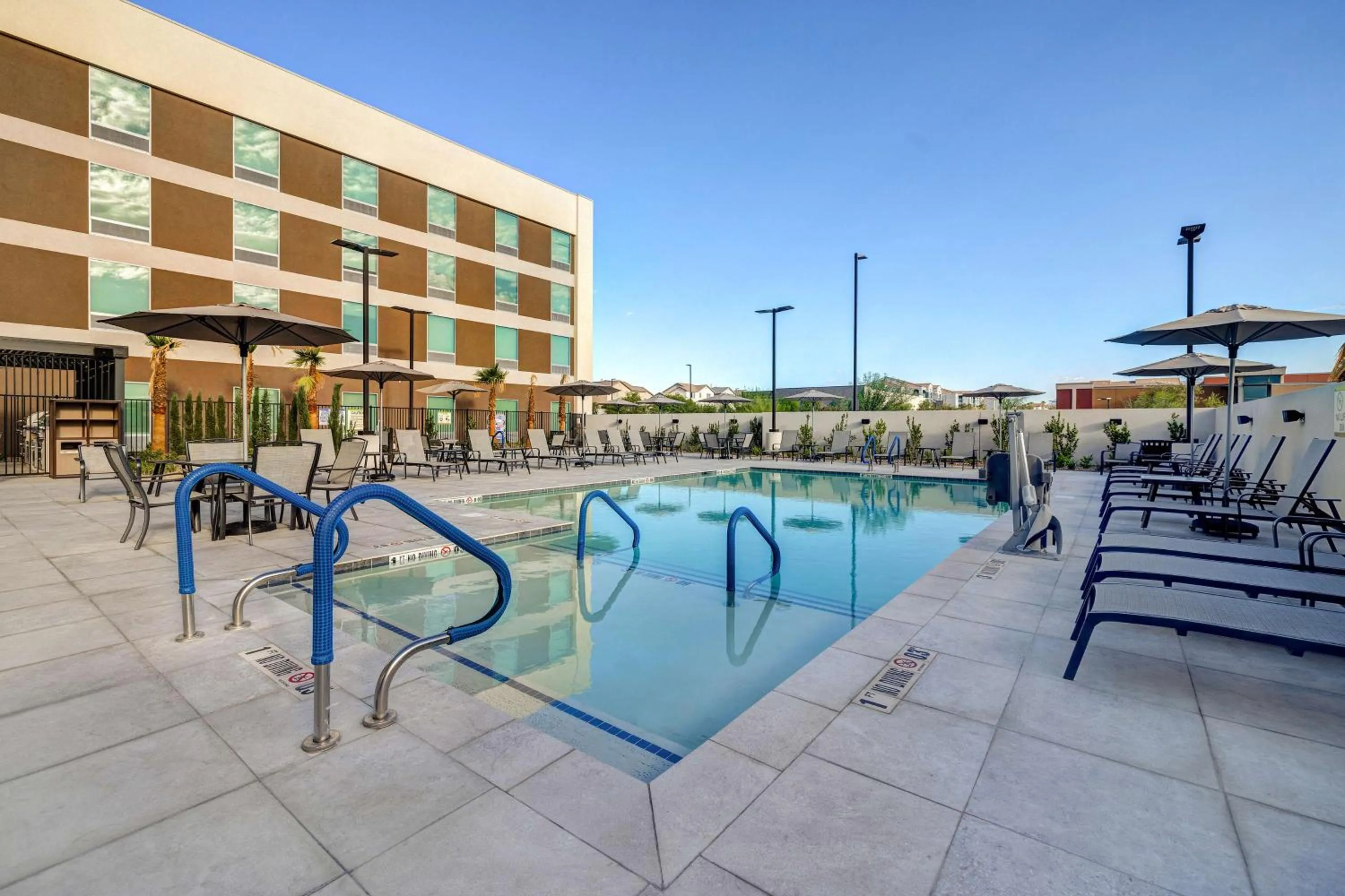 Pool view in Home2 Suites By Hilton Las Vegas Northwest