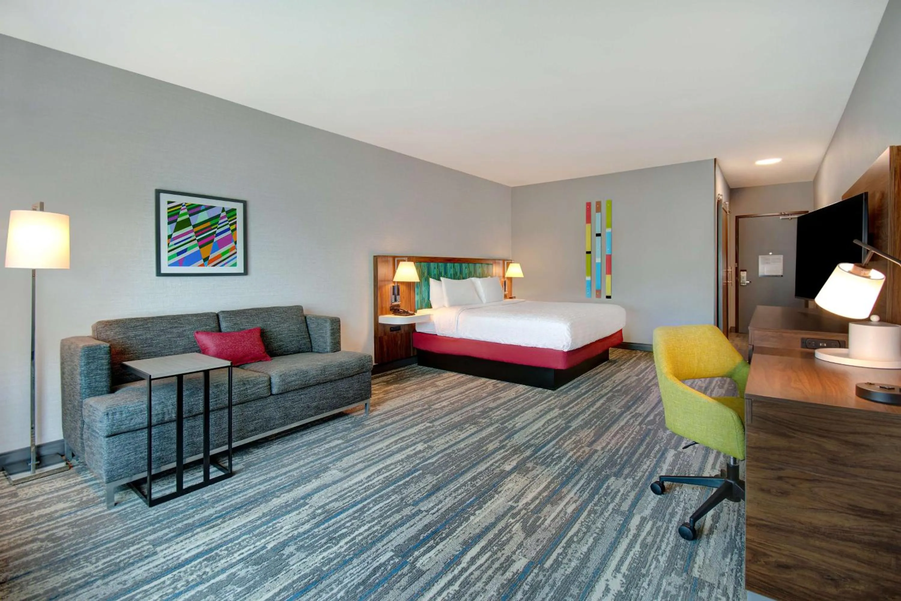 Bedroom, Bed in Hampton Inn & Suites By Hilton Rancho Cucamonga