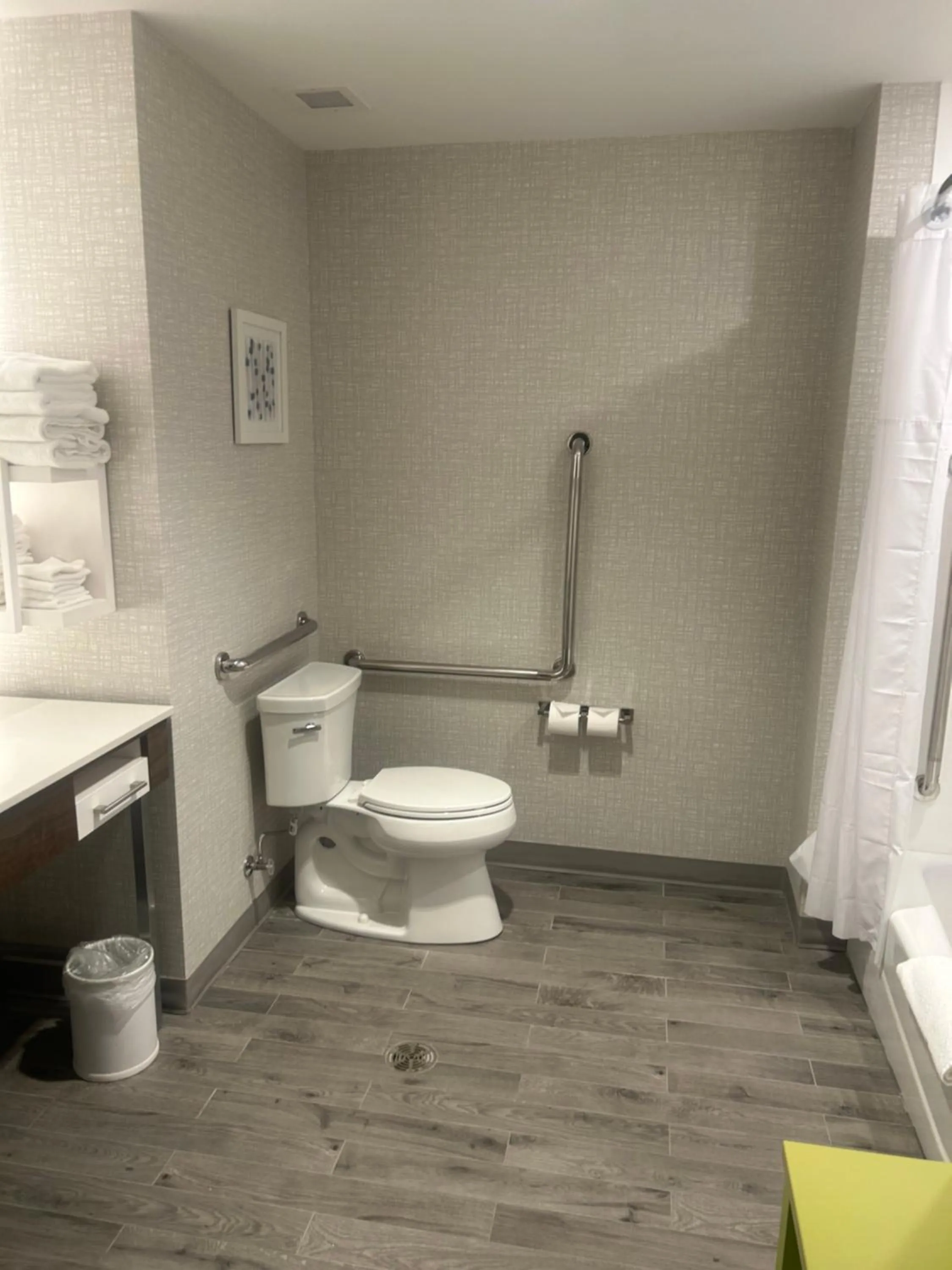 Toilet in Hampton Inn By Hilton Kingston