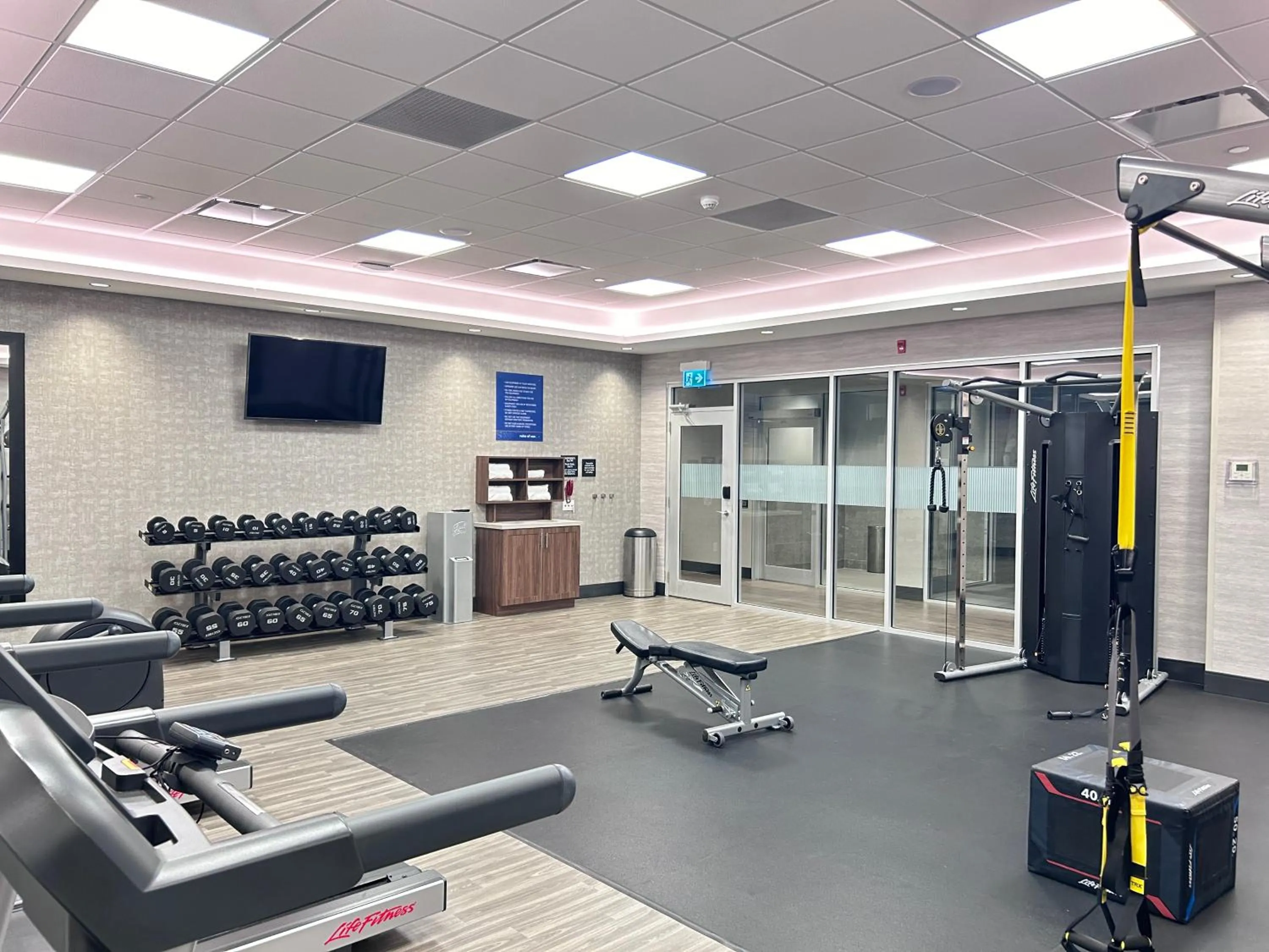 Fitness centre/facilities in Hampton Inn By Hilton Kingston