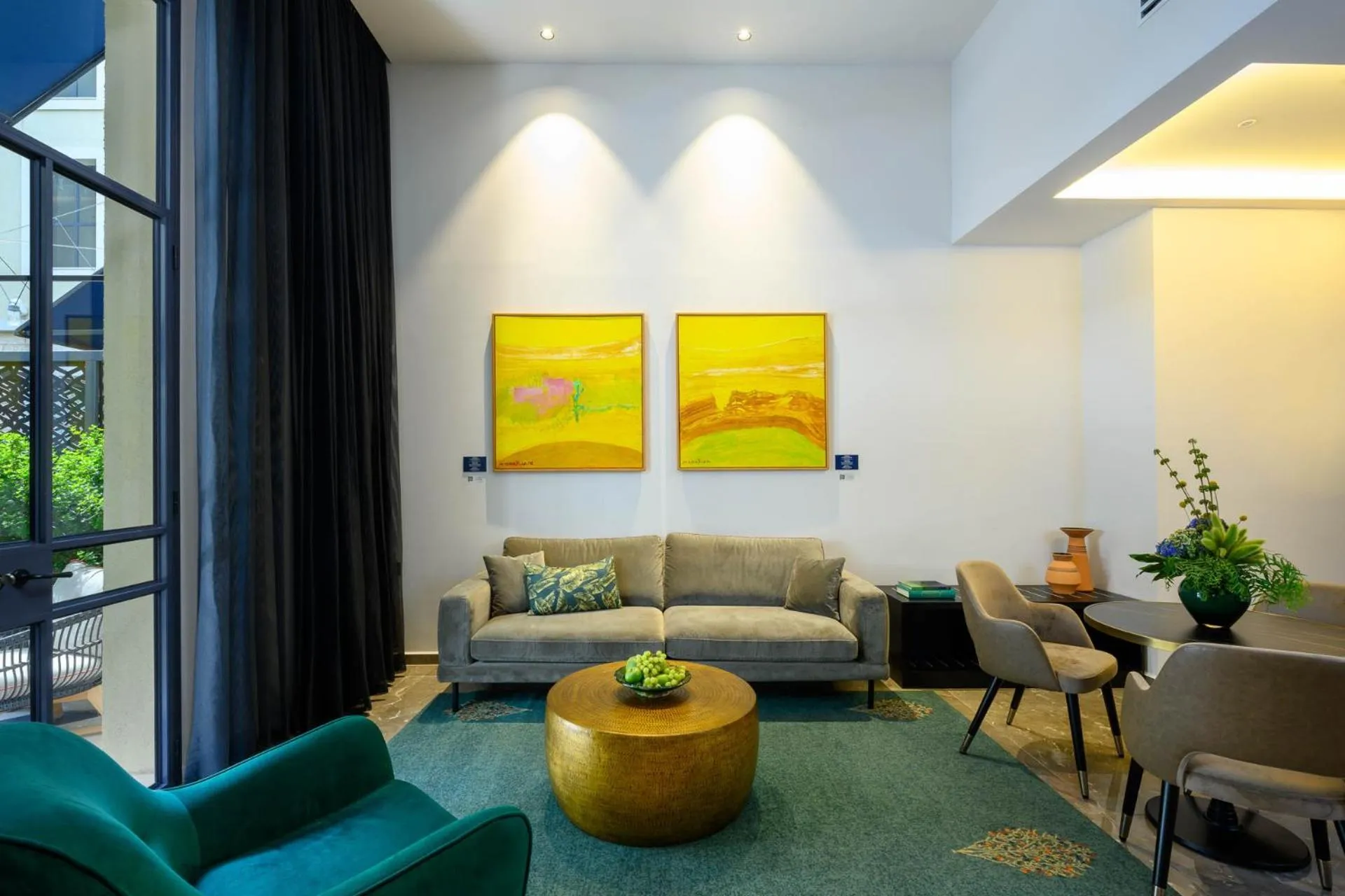 Seating area in Hotel Botanica- Limited Edition By Fattal