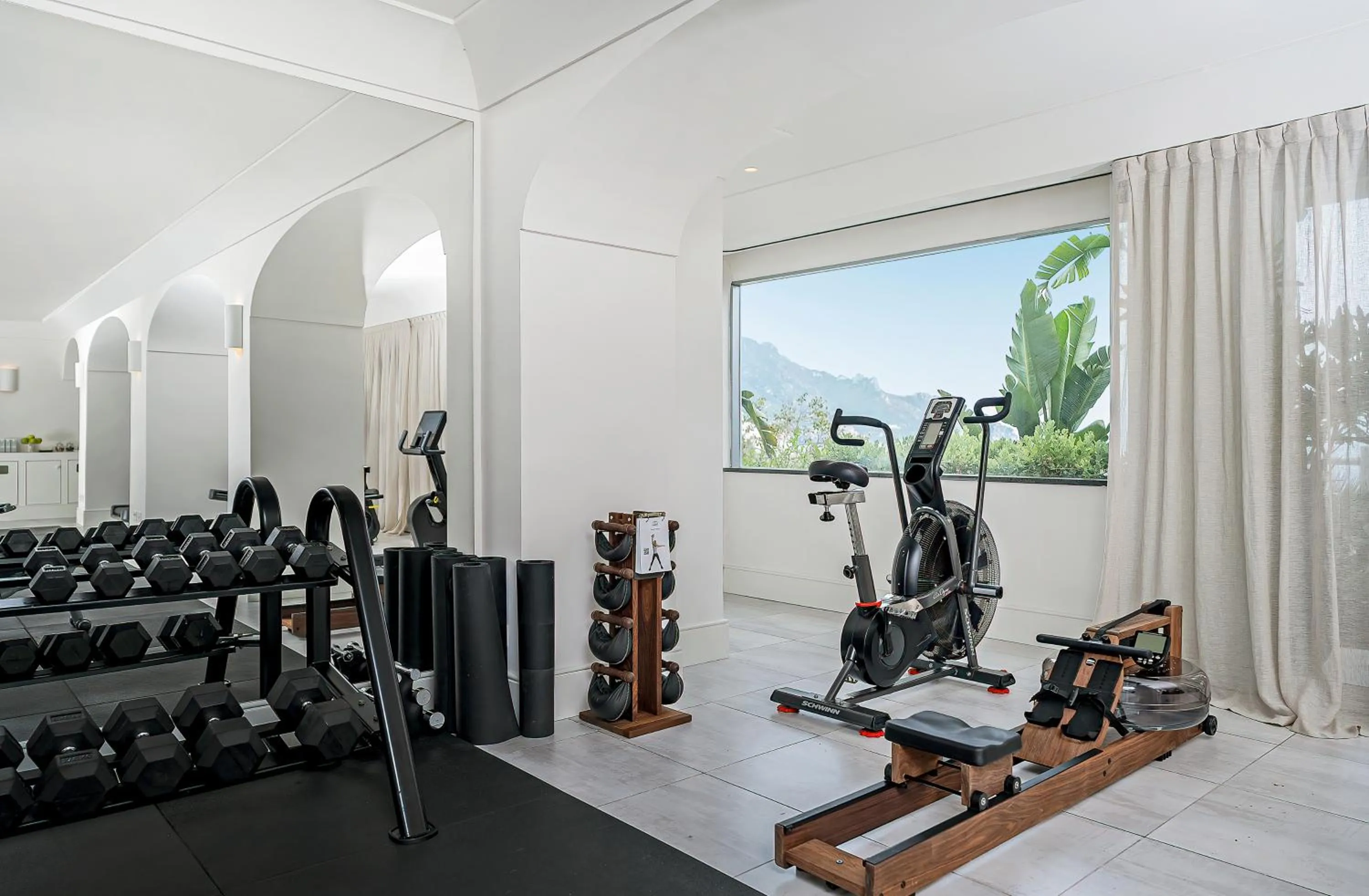 Fitness centre/facilities in Hotel Miramalfi