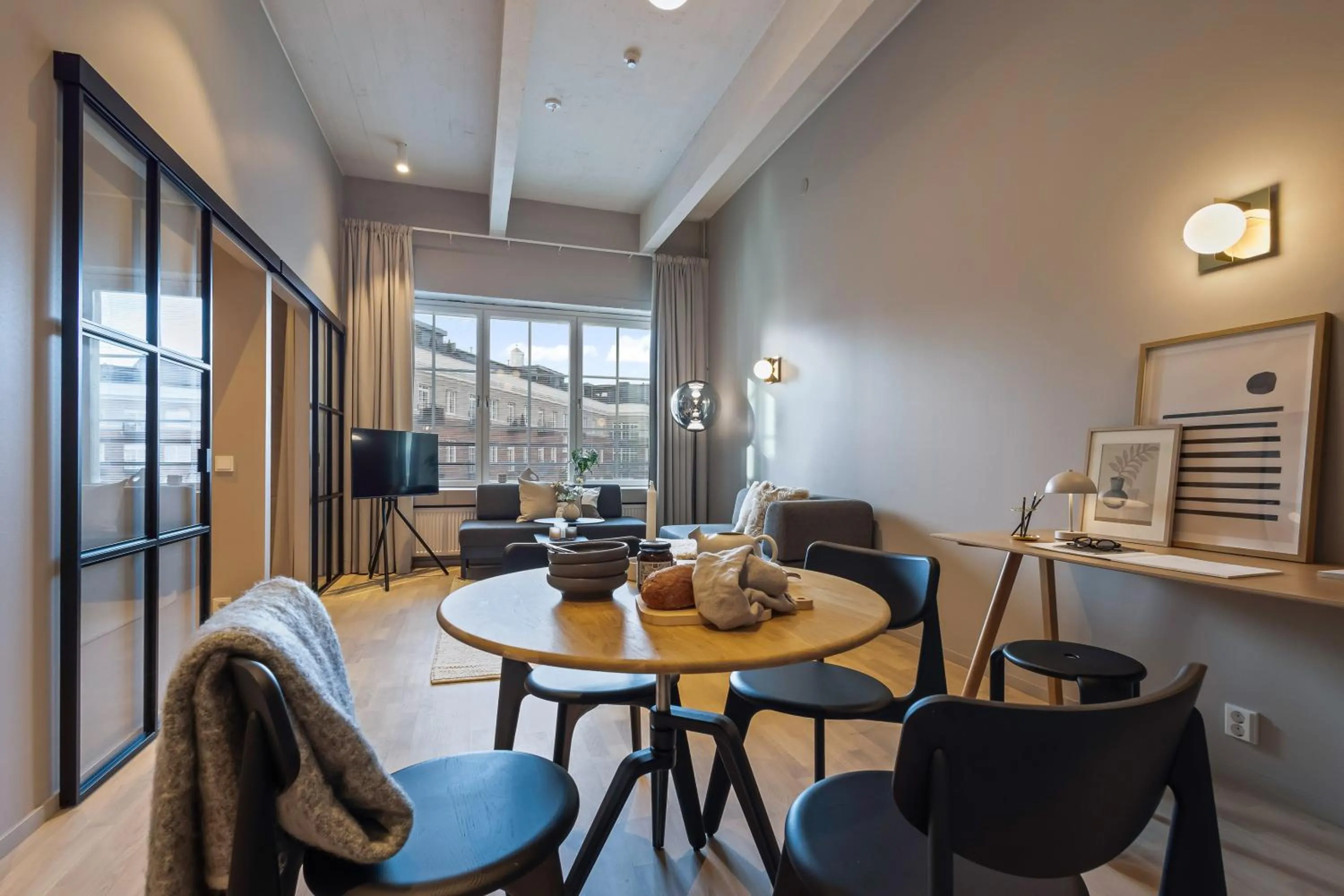 Living room in Unity Tampere - A Studio Hotel