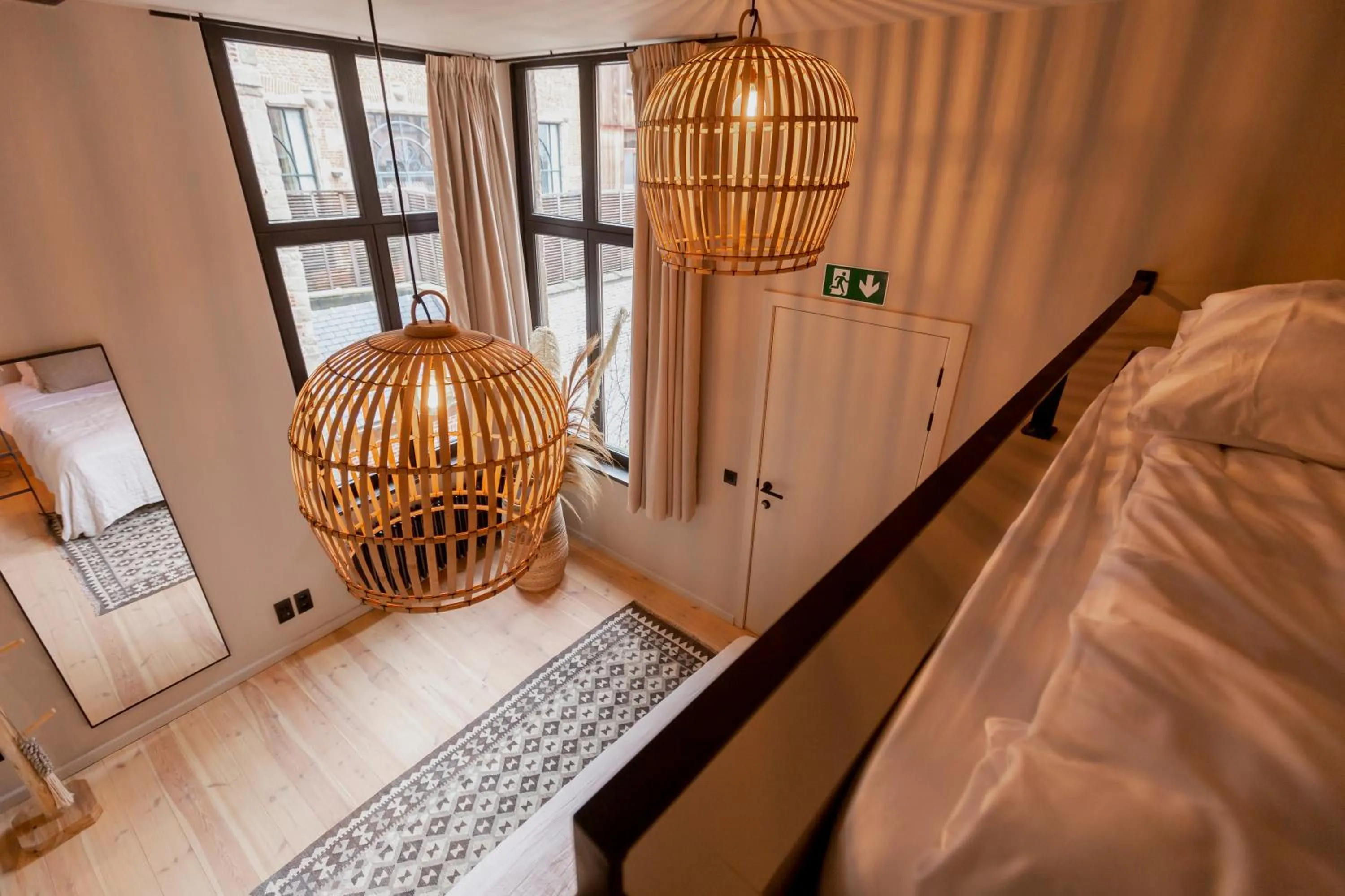 Bed in BTFL Living, Luxury Residences Antwerp, Zirkstraat
