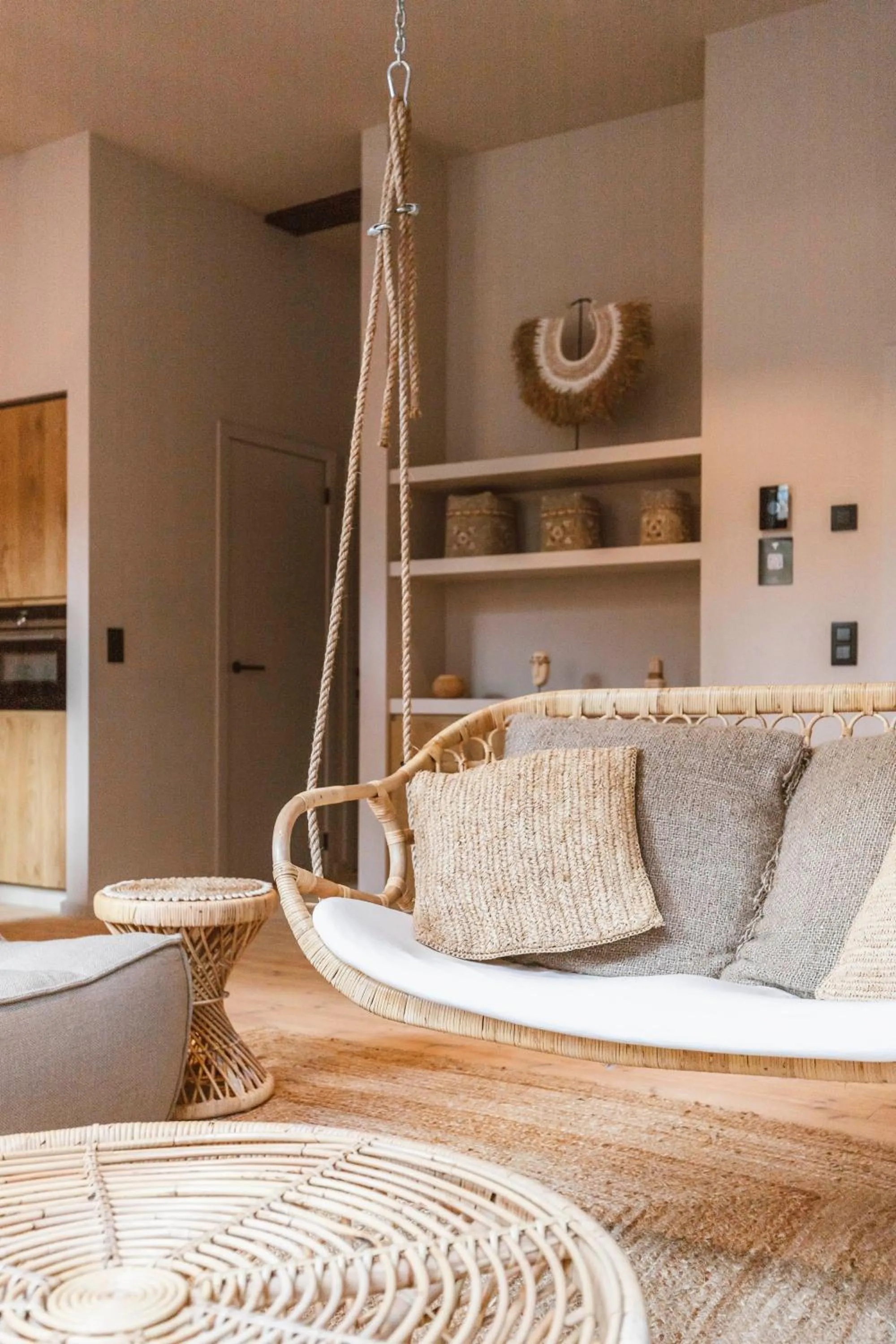 Seating area in BTFL Living, Luxury Residences Antwerp, Zirkstraat