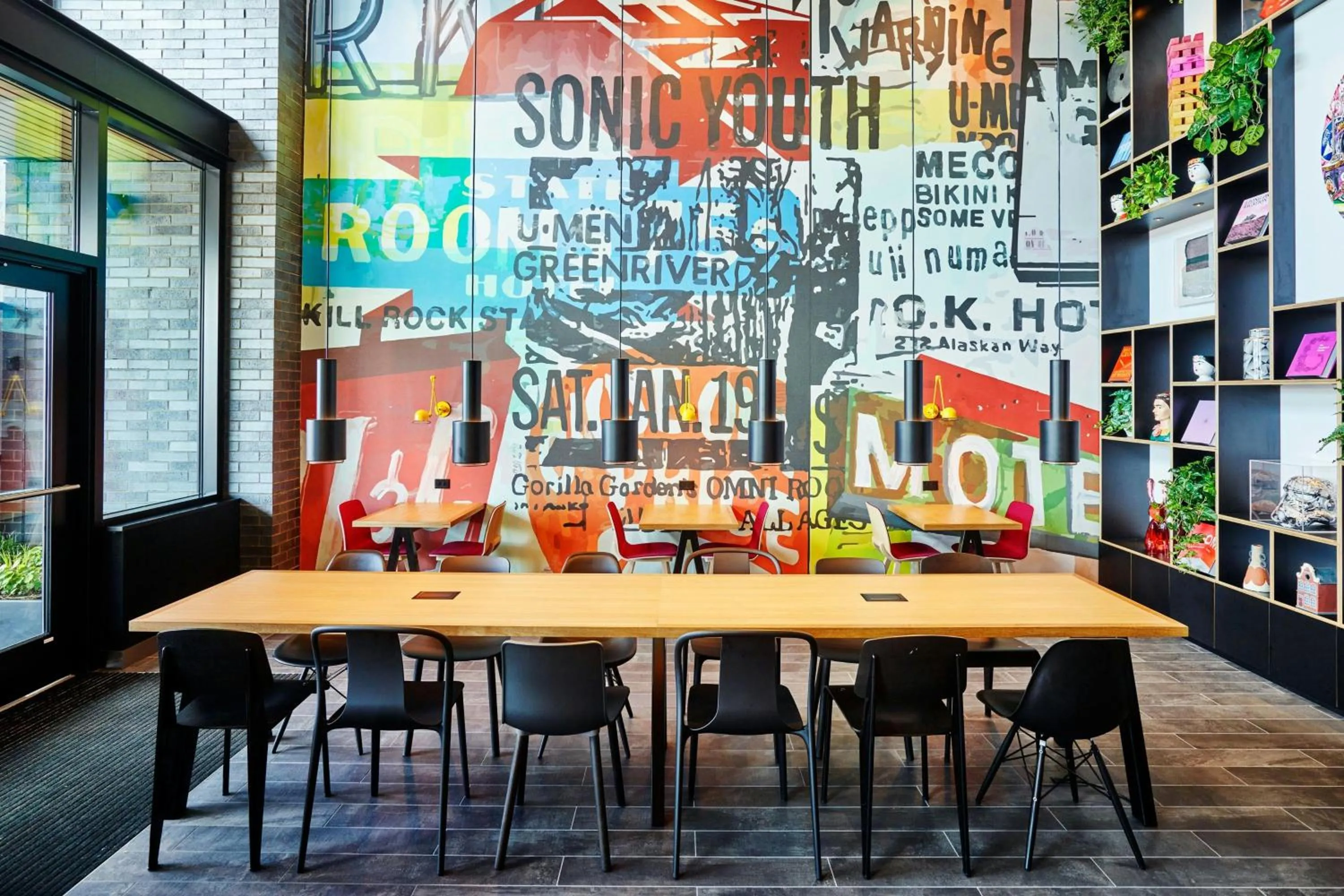 Lobby or reception in citizenM Seattle Pioneer Square