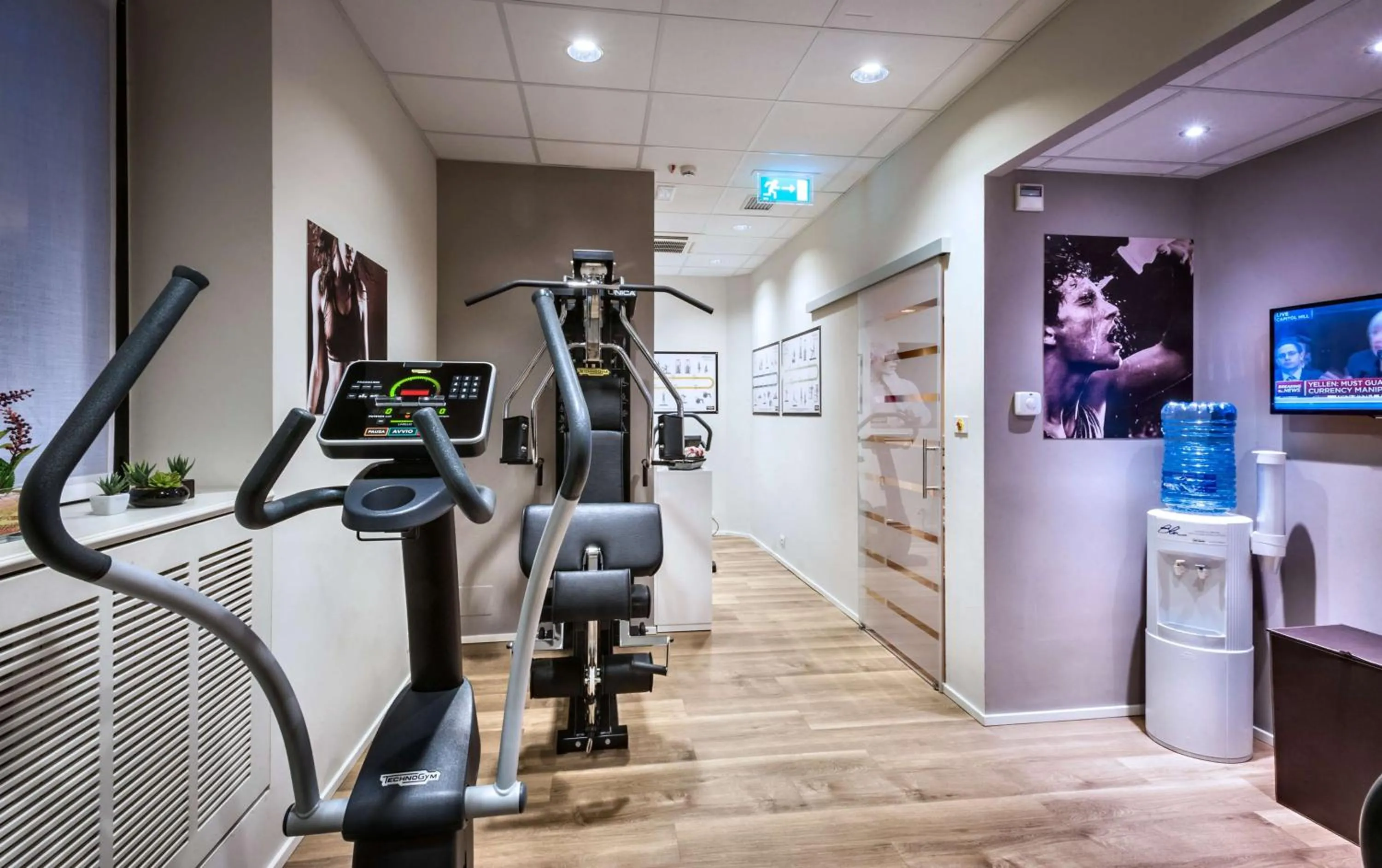 Fitness centre/facilities in WorldHotel Casati 18