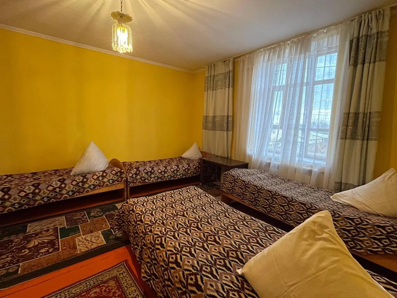 Bed in Otel Issyk-Kul Karakol