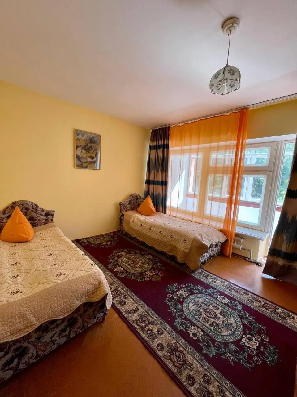 Bed in Otel Issyk-Kul Karakol