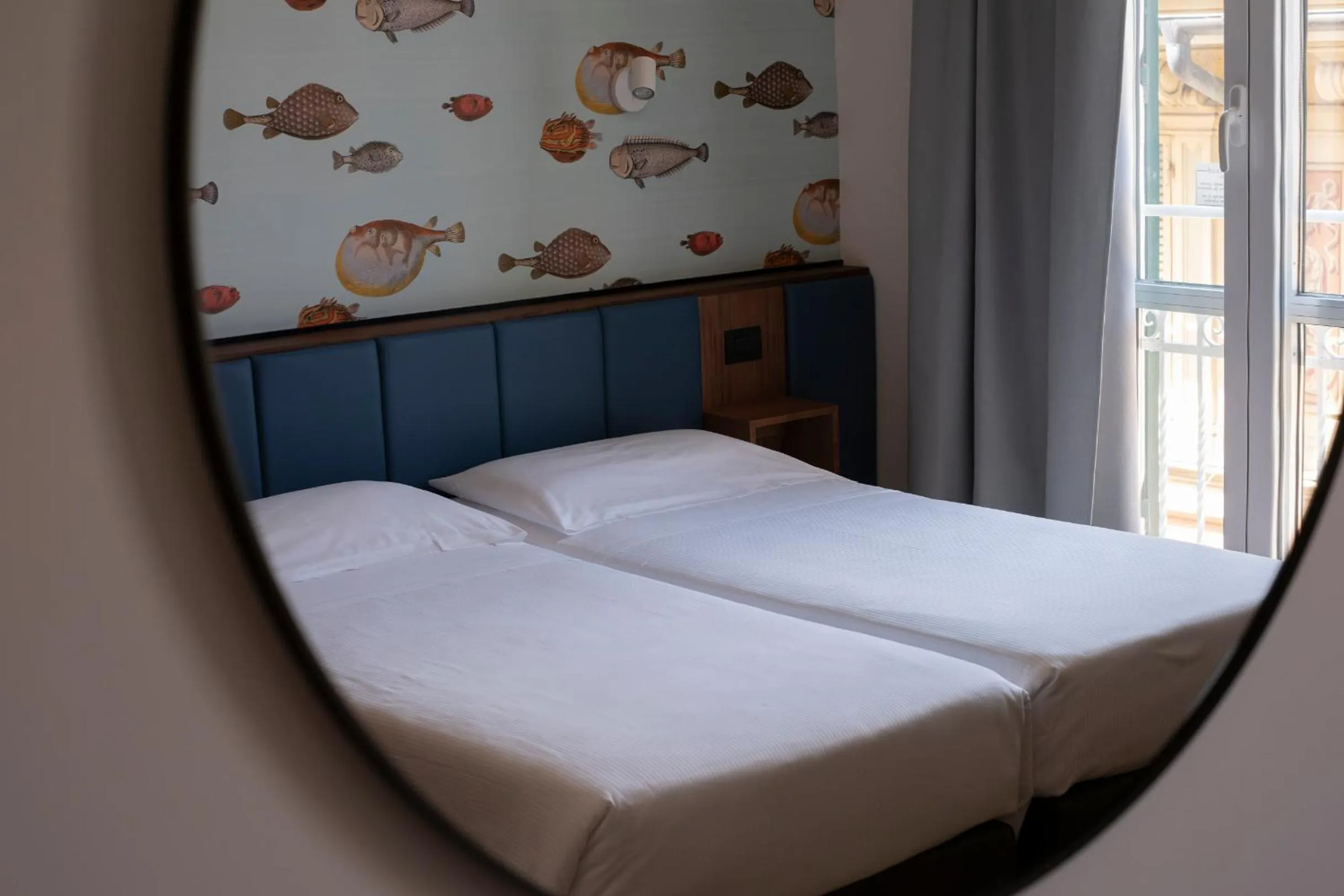 Bedroom, Bed in Hotel Italia e Lido Rapallo