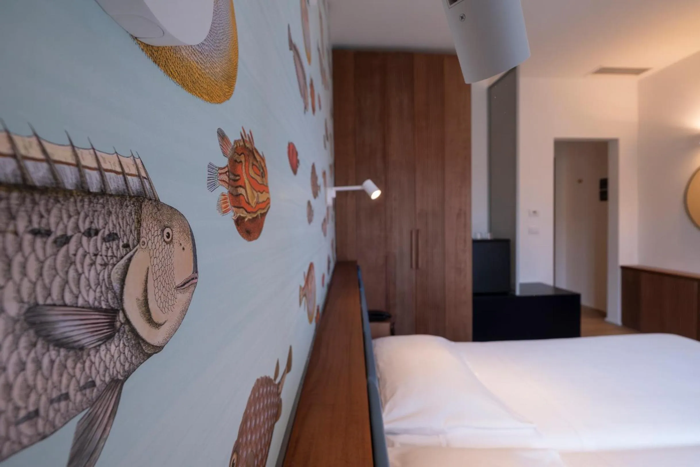 Bedroom, Bed in Hotel Italia e Lido Rapallo