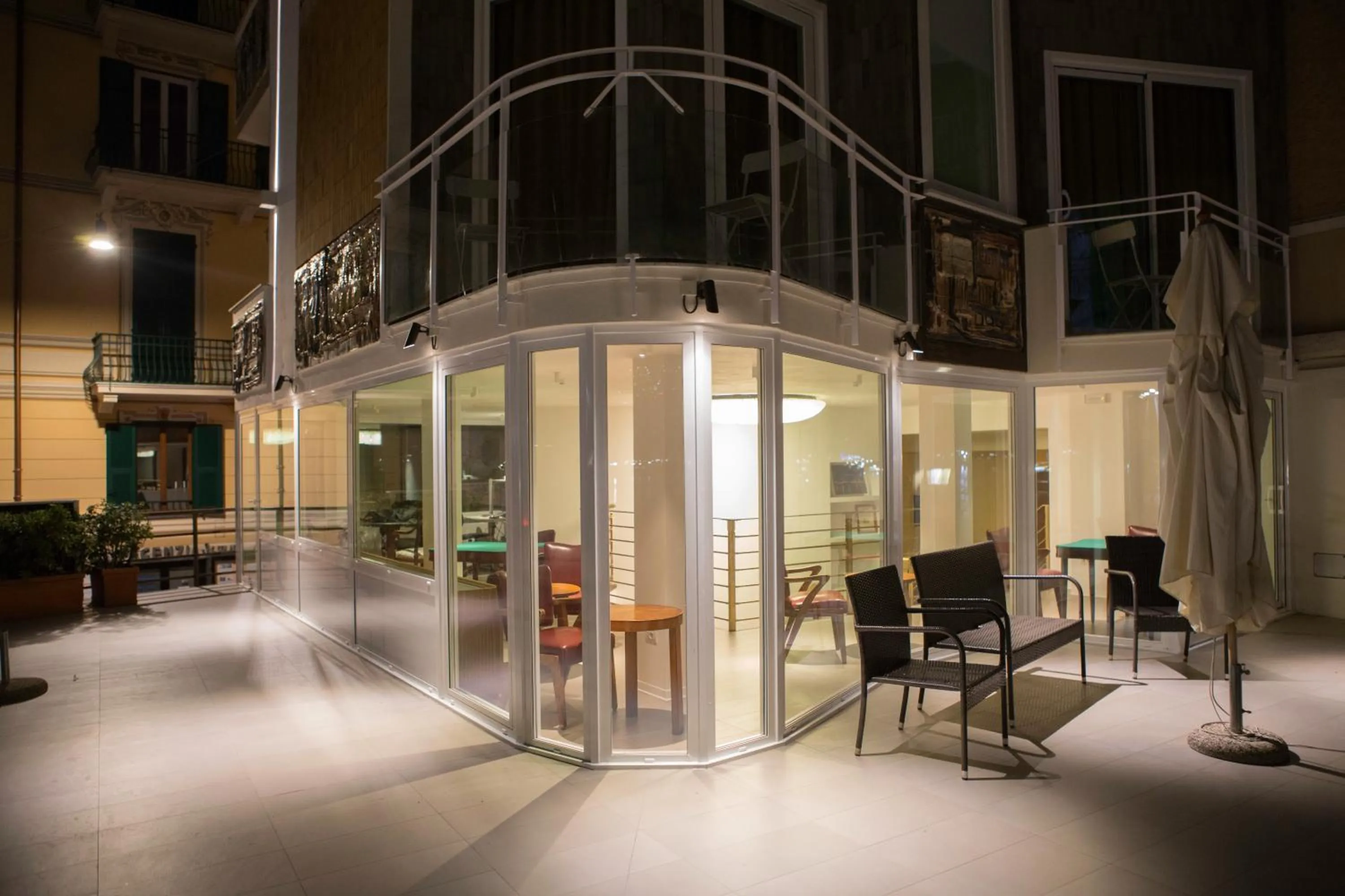 Patio in Hotel Italia e Lido Rapallo