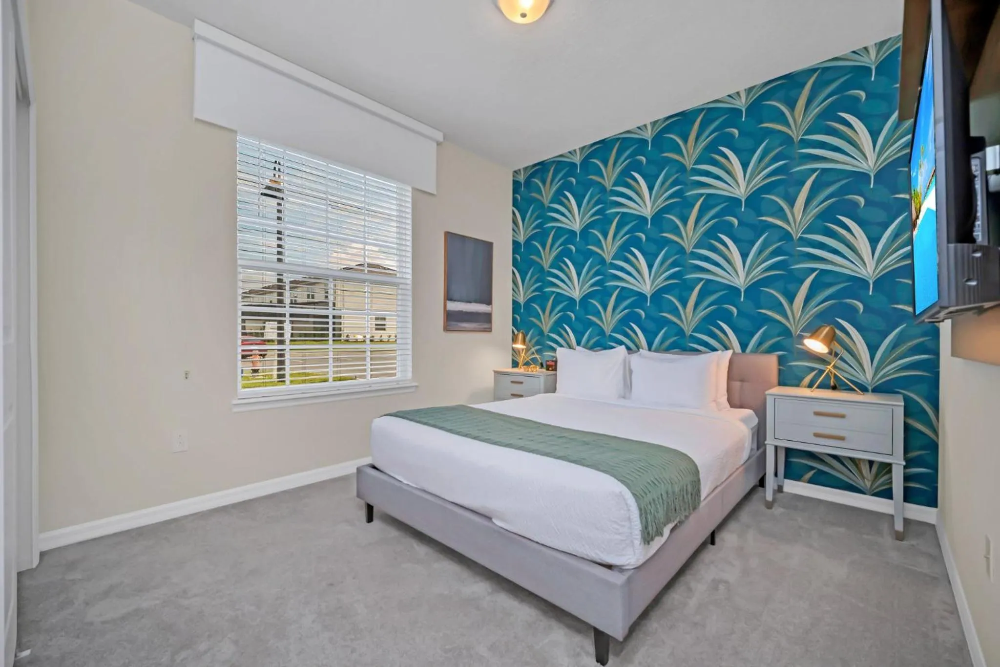 Bed in Free Waterpark Private Splash Pool Near Disney