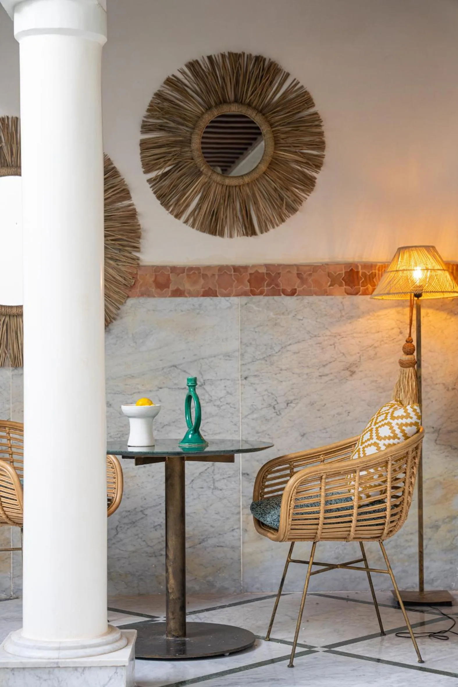 Decorative detail in Riad LAMDINA