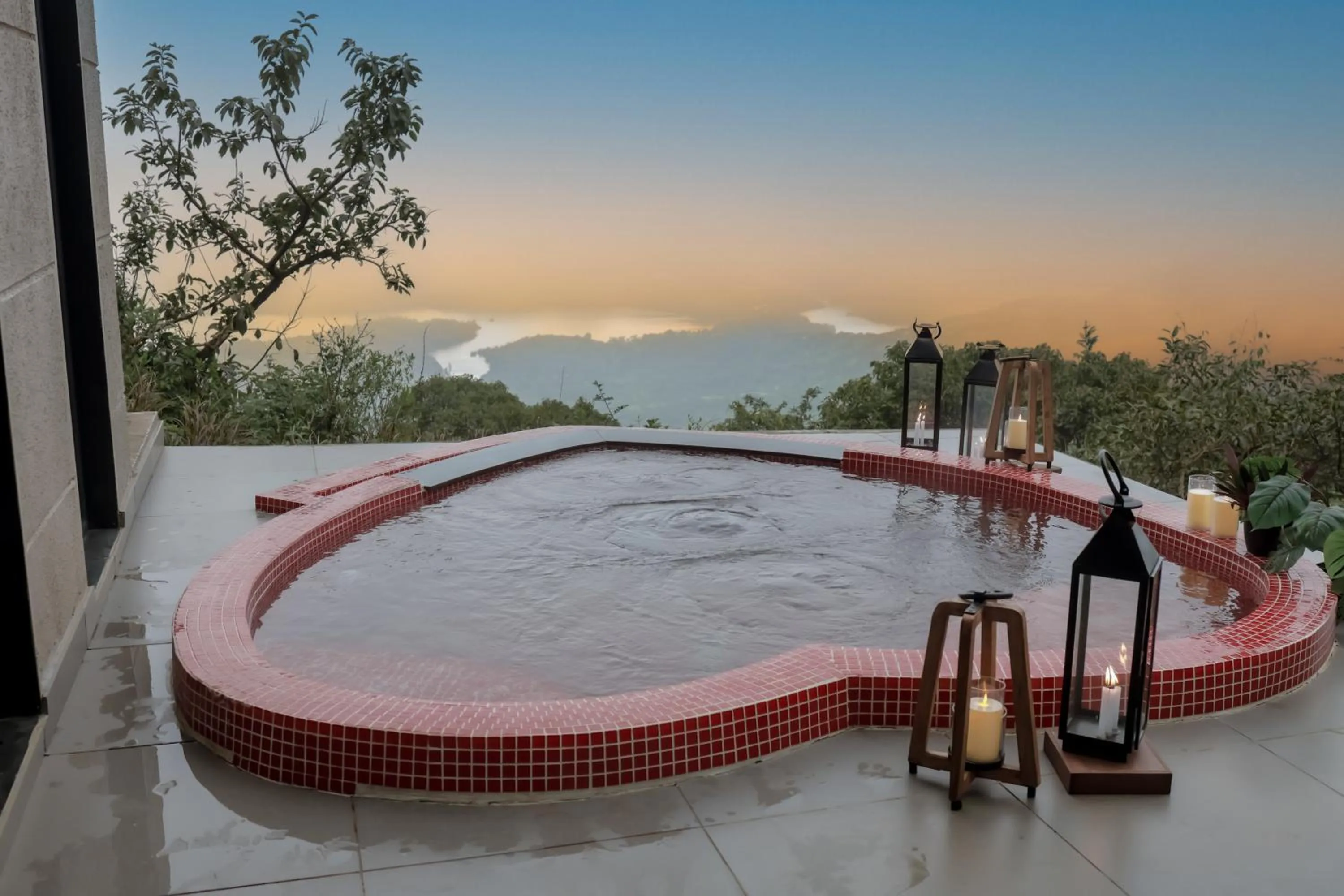 Pool view in Vee Resort- The Suites of Royals