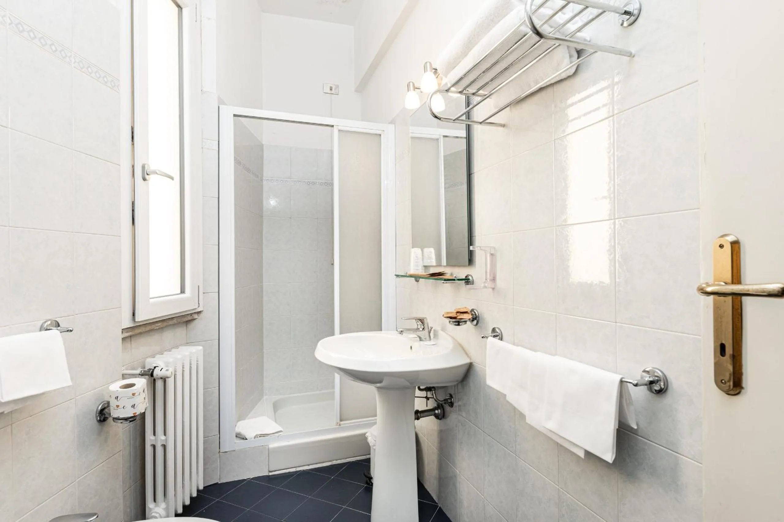 Shower in Hotel Minerva