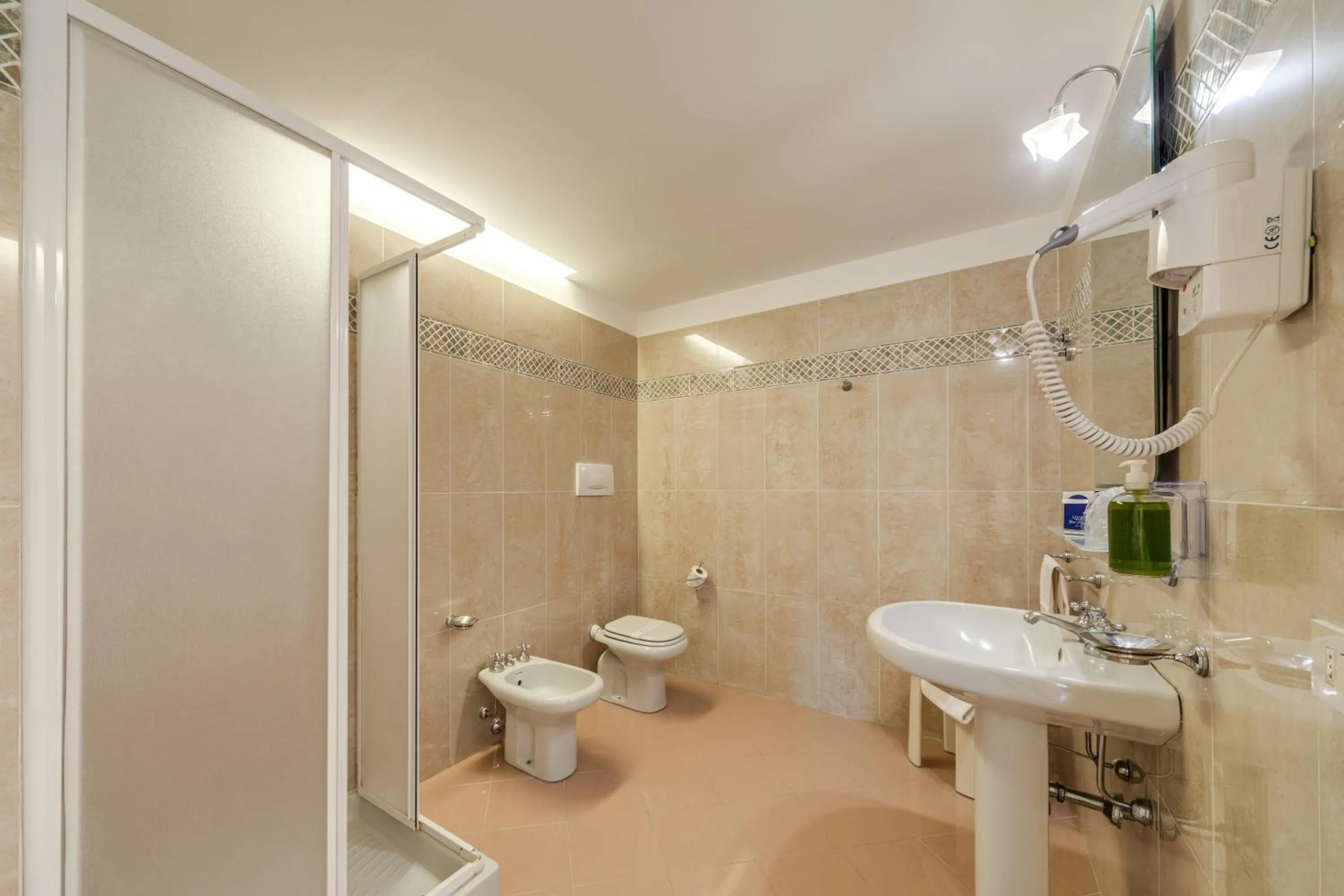 Shower in Hotel Minerva