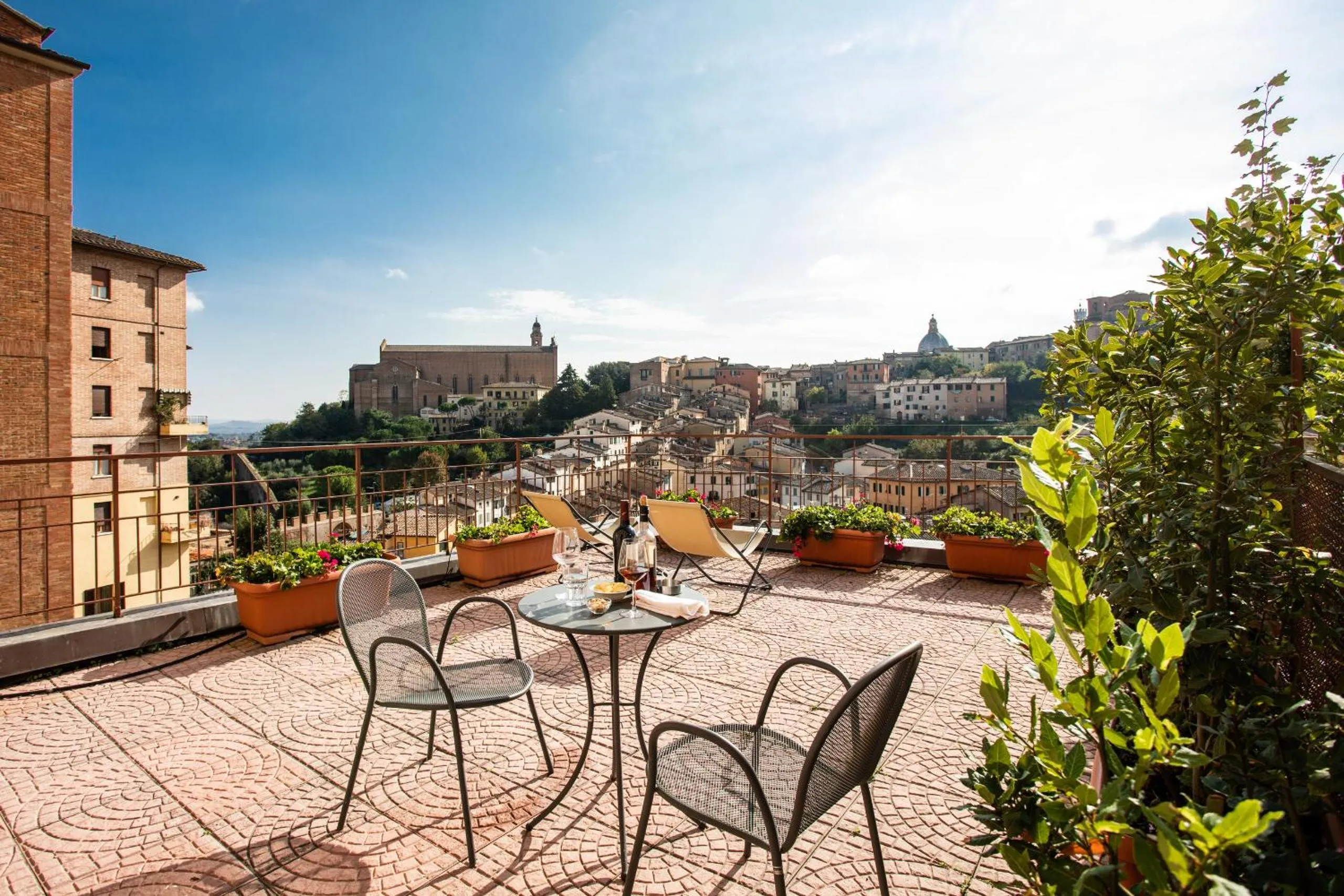 Balcony/Terrace in Hotel Minerva