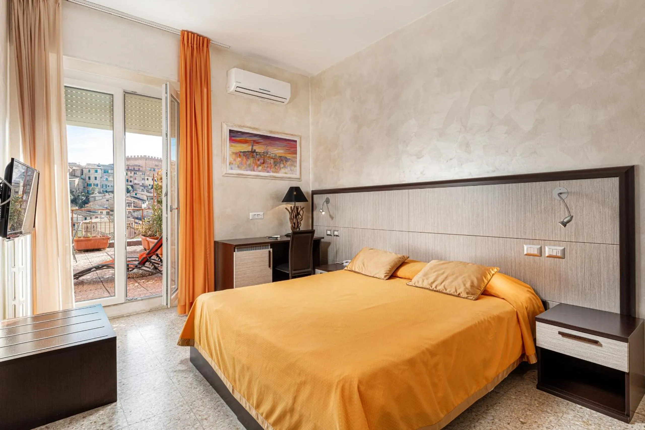 Bed in Hotel Minerva