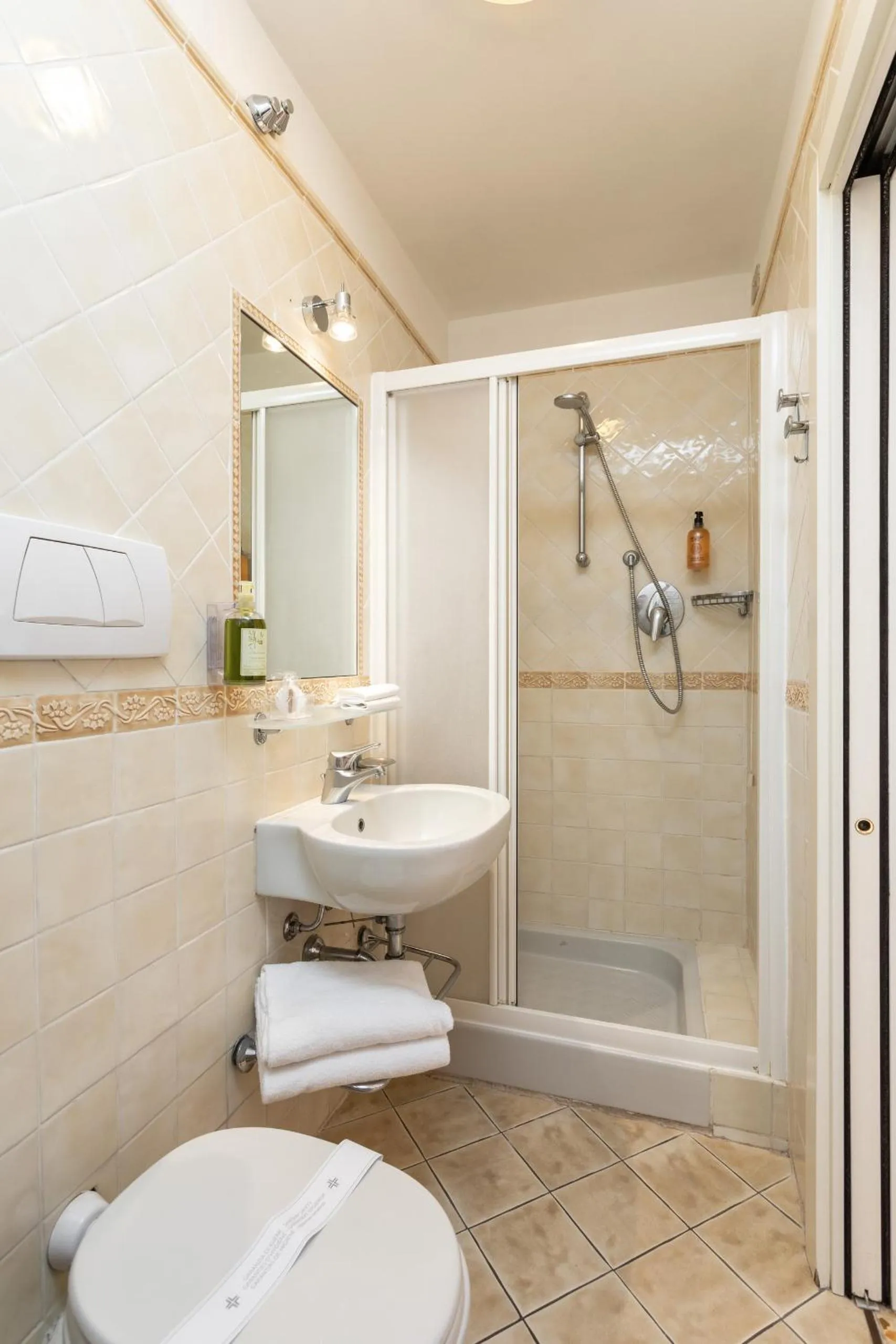 Shower in Hotel Minerva