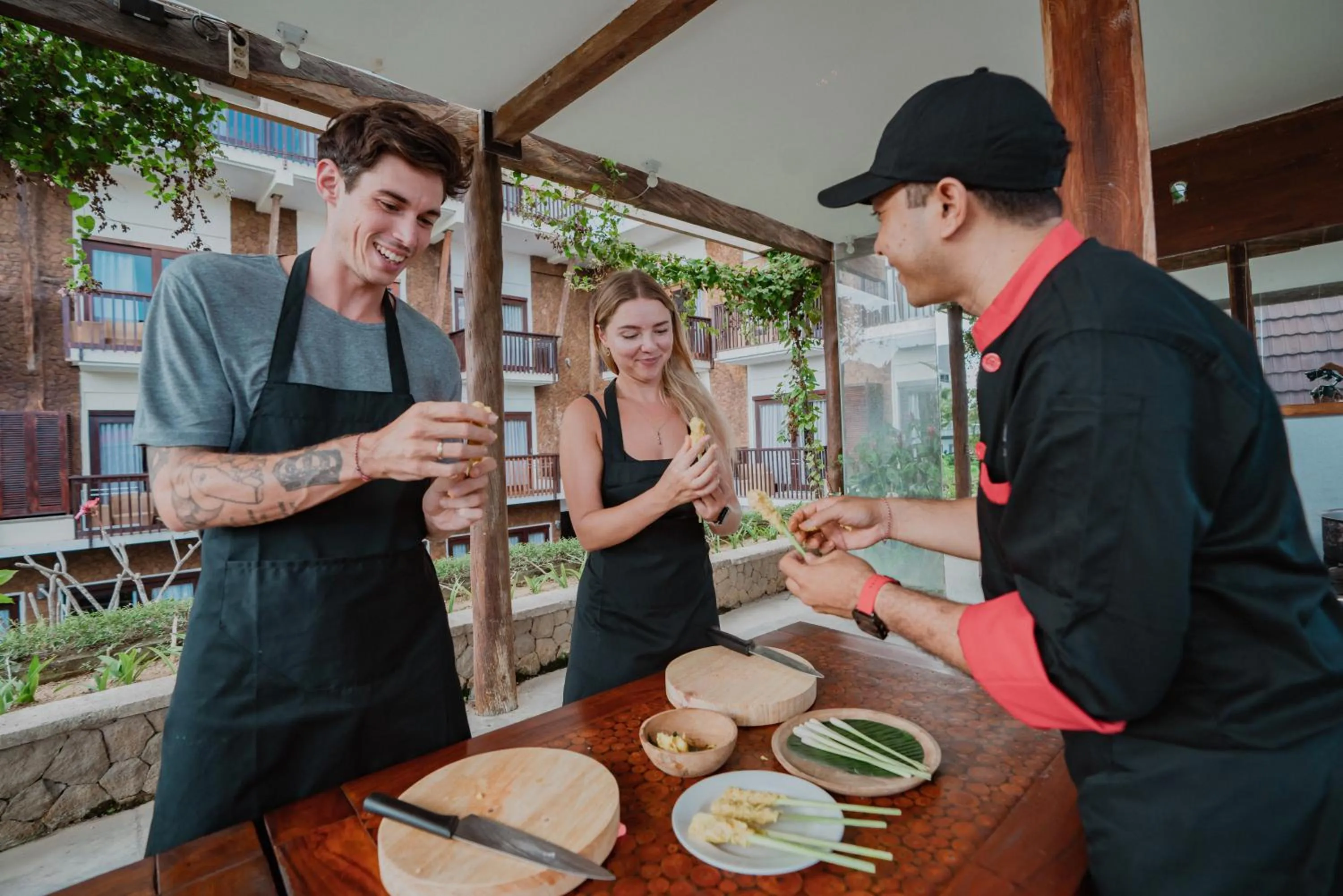 People in The Kirana Canggu Hotel